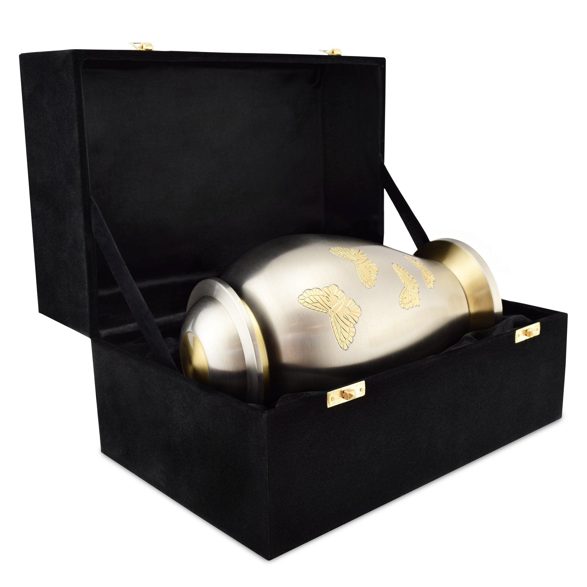 Pewter Butterfly Adult Cremation Urn for Ashes - EverWith Memorial Jewellery - Trade