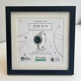 Photoframe with Stockist Poster - EverWith Memorial Jewellery - Trade