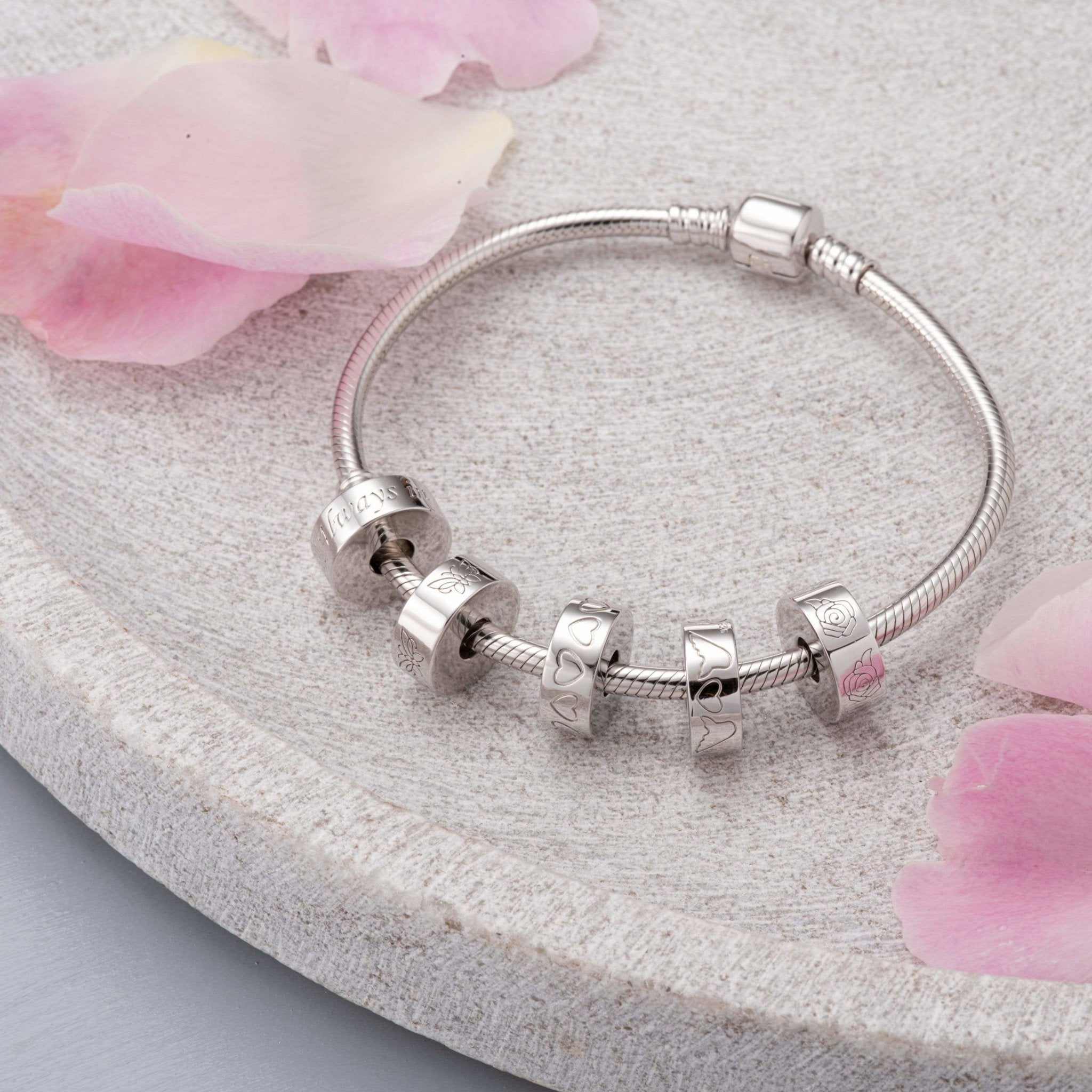 EverWith™ 7.5" Charm Bead Bracelet - EverWith Memorial Jewellery - Trade