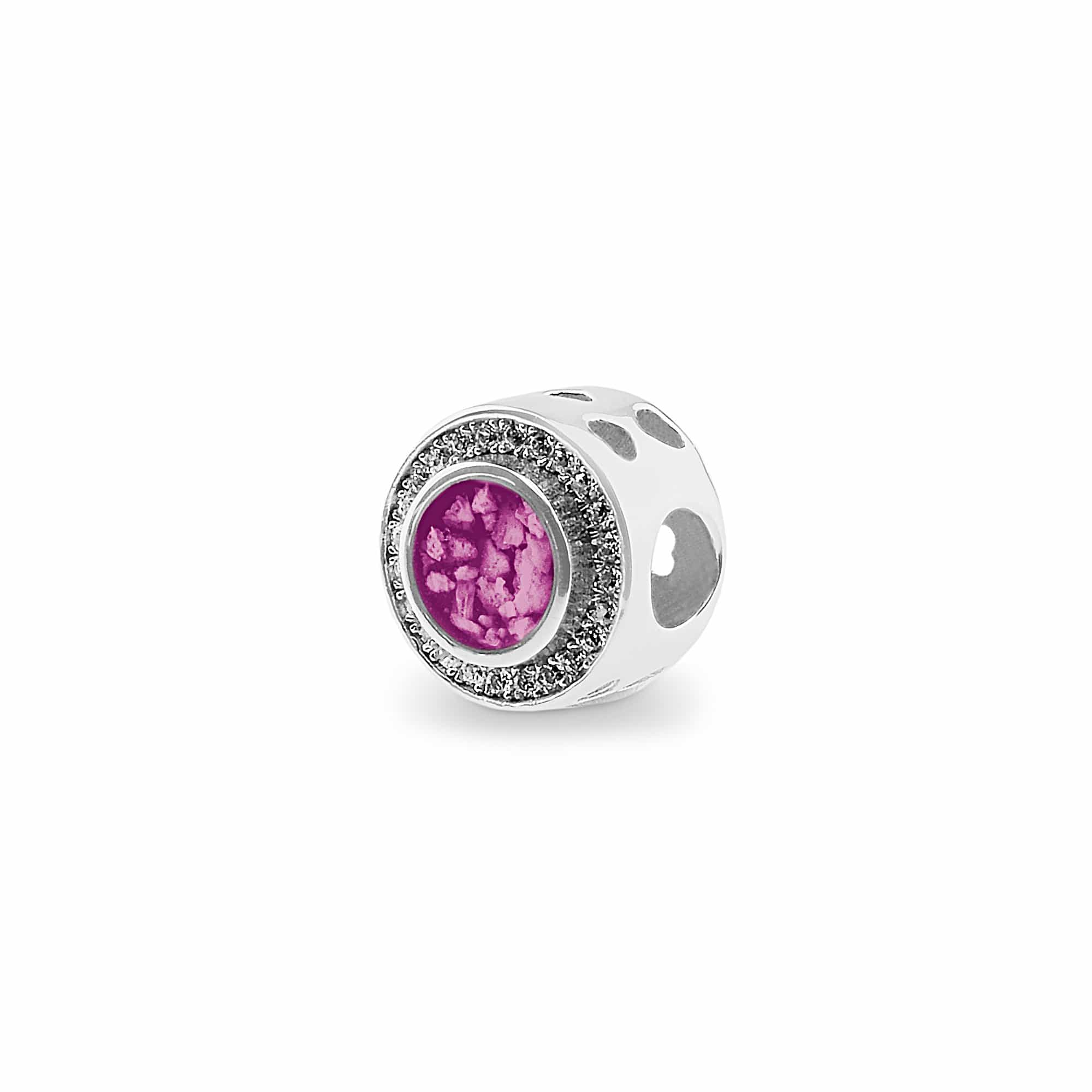 EverWith™ Admire Memorial Ashes Charm Bead with Swarovski Crystals - EverWith Memorial Jewellery - Trade