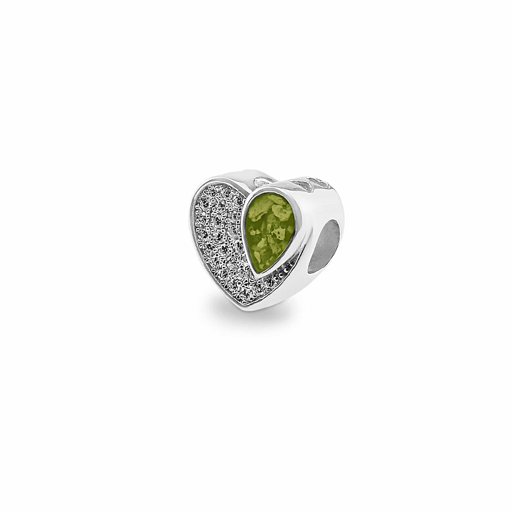 EverWith™ Beloved Memorial Ashes Charm Bead with Swarovski Crystals - EverWith Memorial Jewellery - Trade