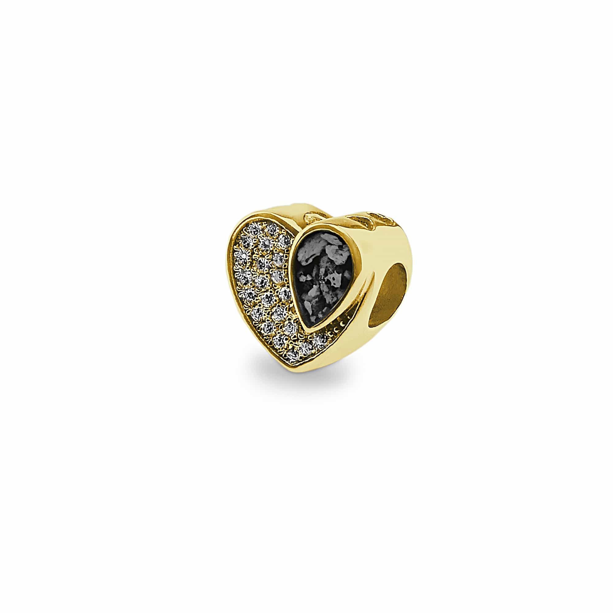 EverWith™ Beloved Memorial Ashes Charm Bead with Swarovski Crystals - EverWith Memorial Jewellery - Trade