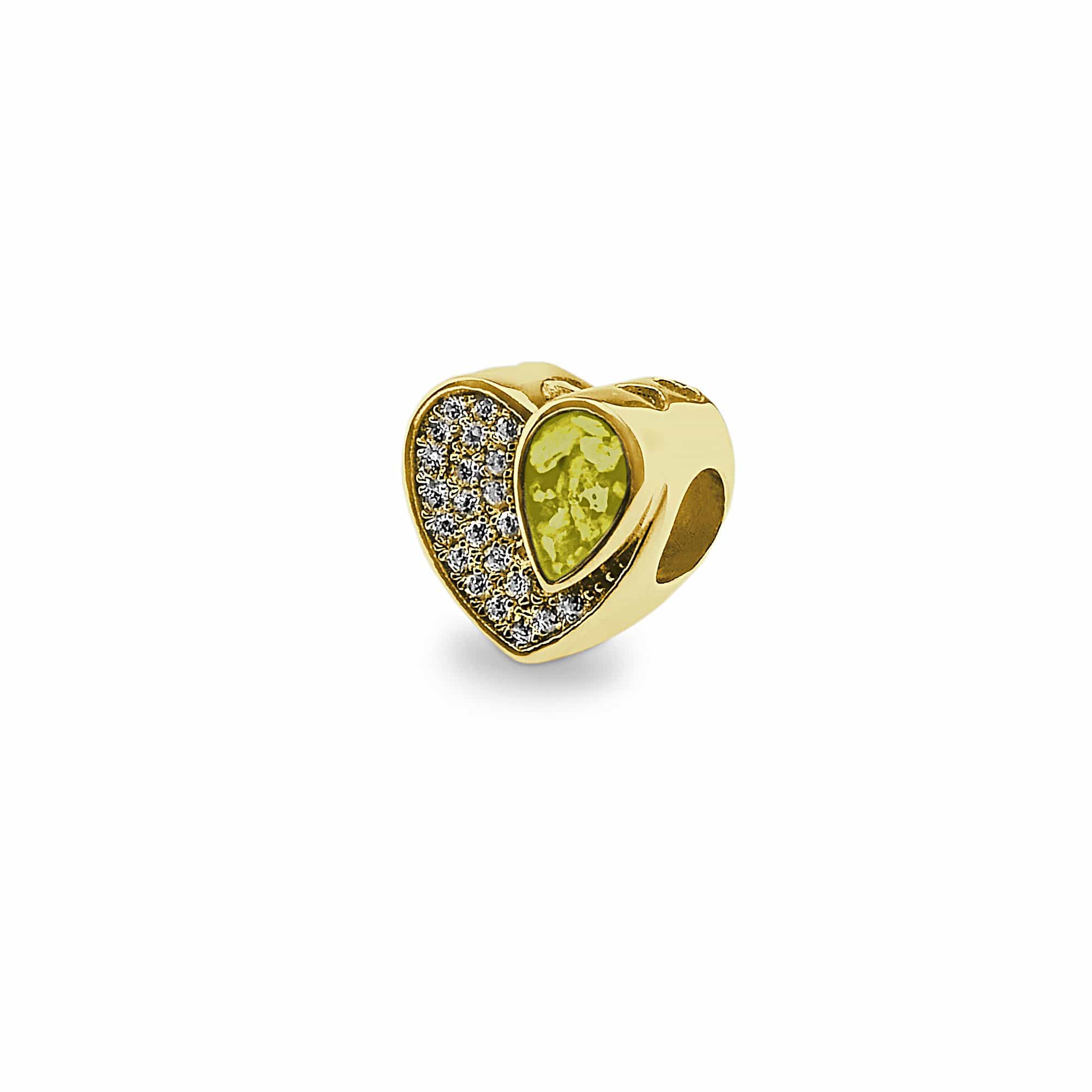 EverWith™ Beloved Memorial Ashes Charm Bead with Swarovski Crystals - EverWith Memorial Jewellery - Trade