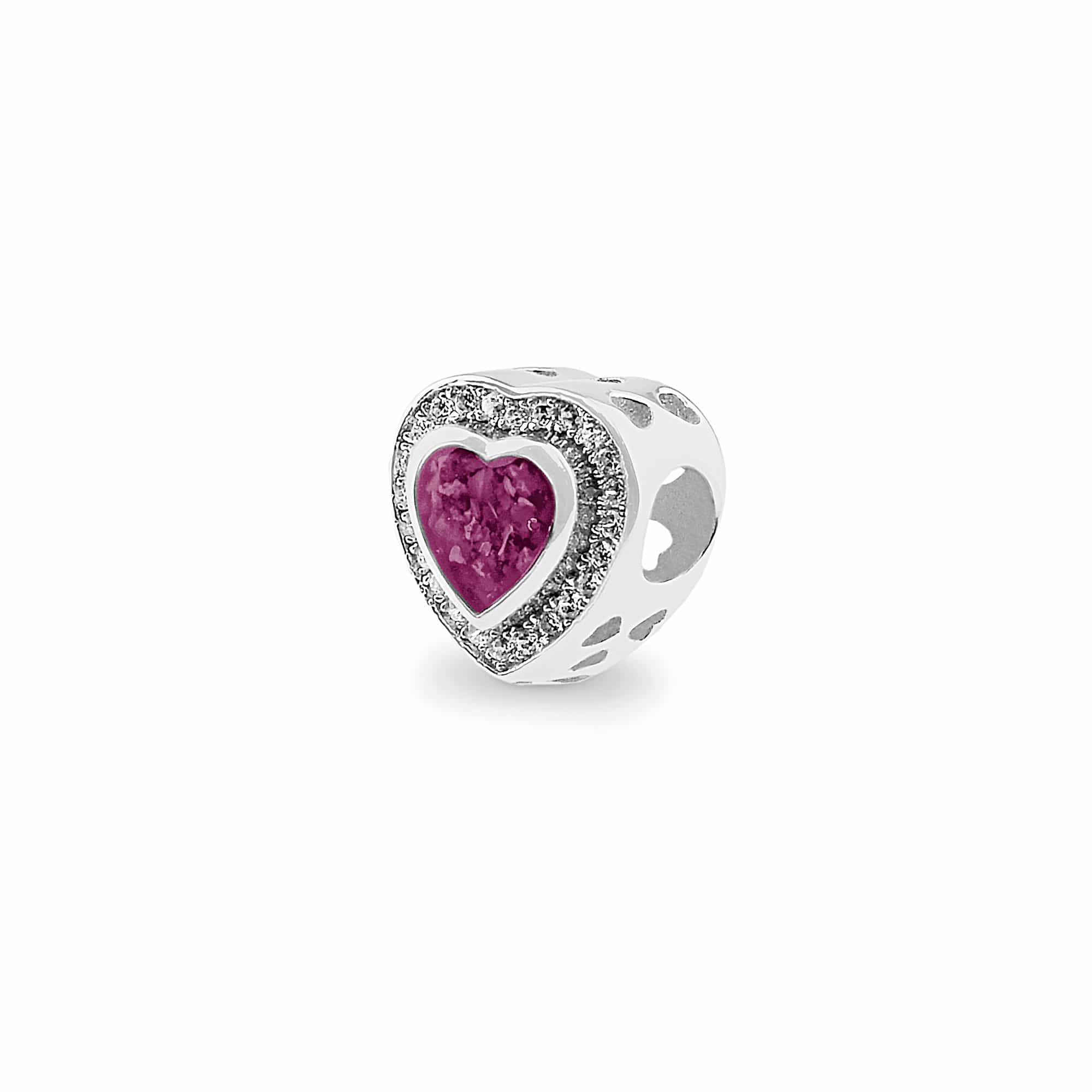 EverWith Comfort Memorial Ashes Charm Bead with Fine Crystals - EverWith Memorial Jewellery - Trade