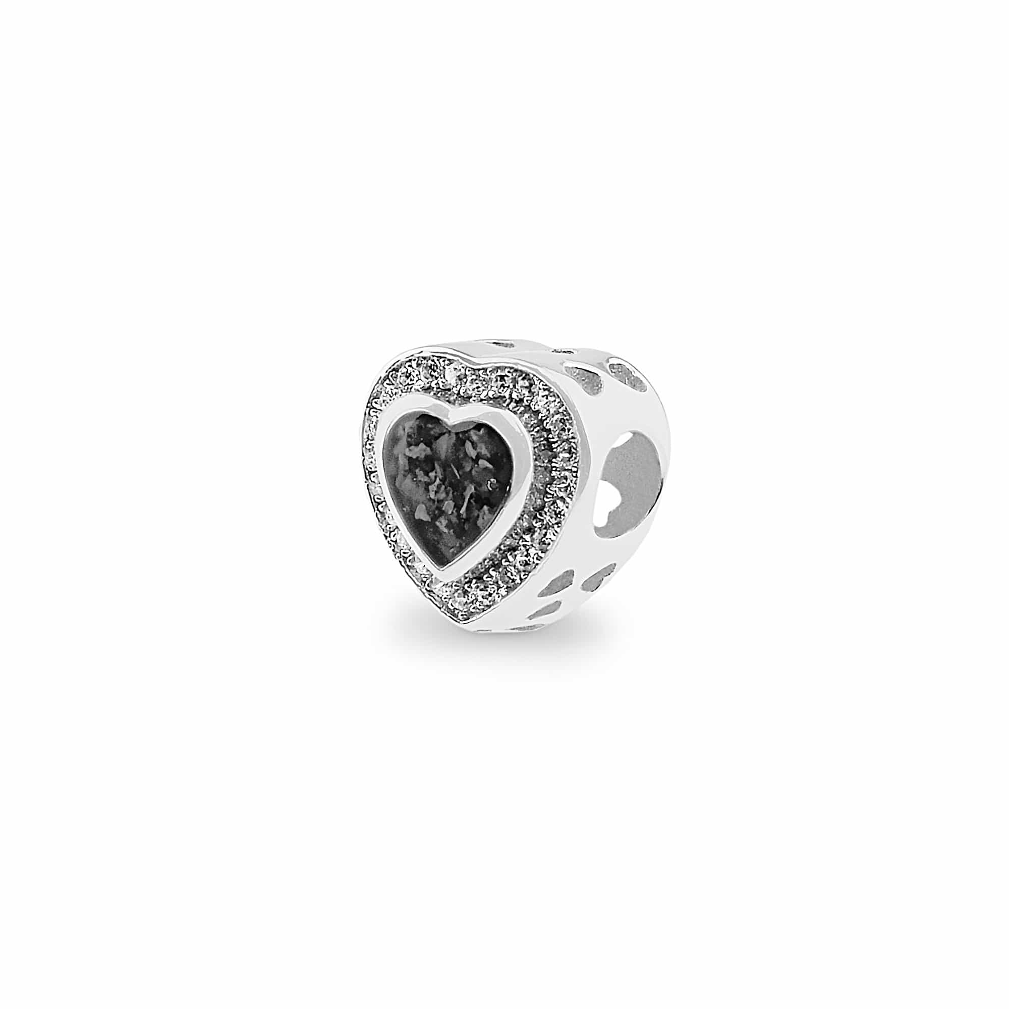 EverWith Comfort Memorial Ashes Charm Bead with Fine Crystals - EverWith Memorial Jewellery - Trade
