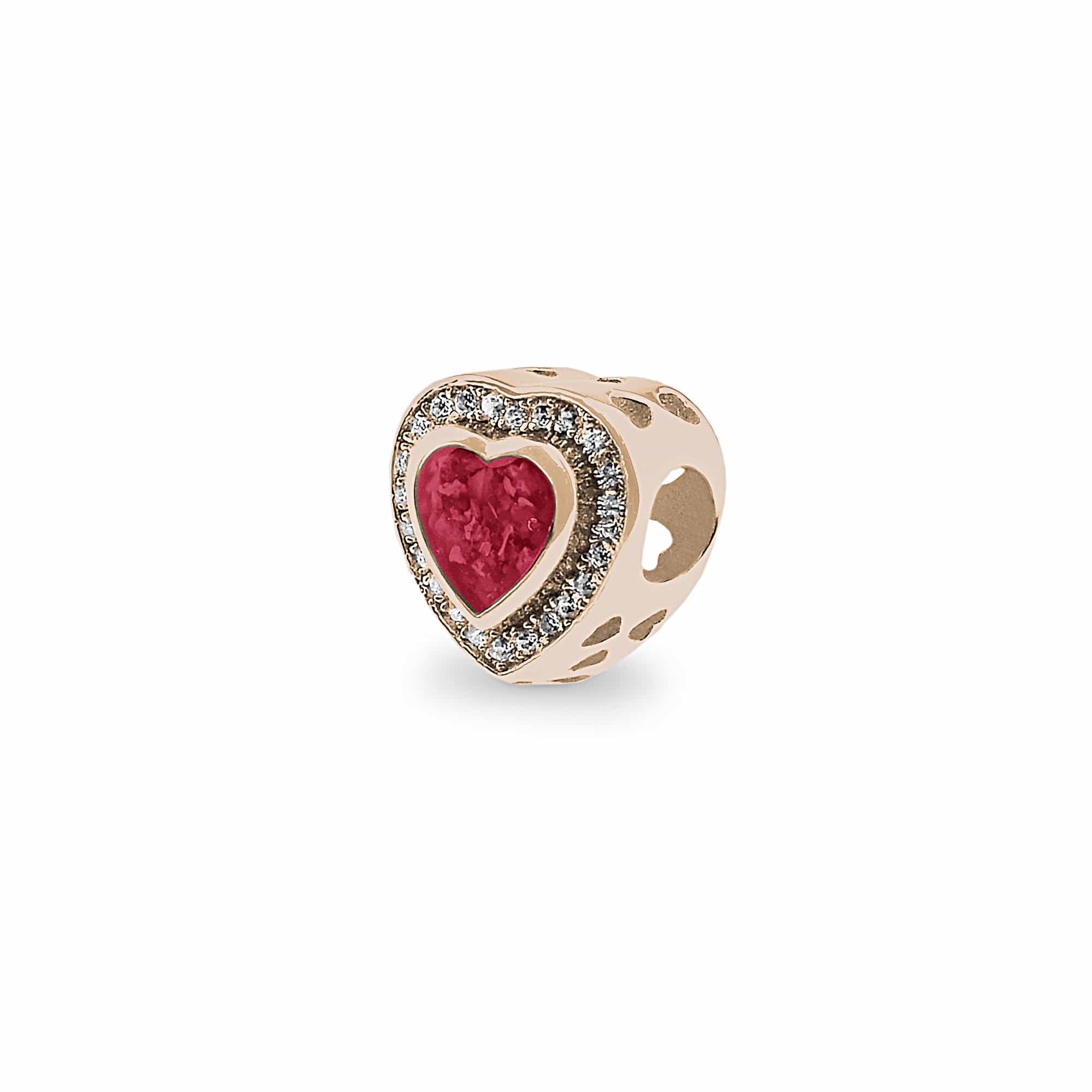 EverWith Comfort Memorial Ashes Charm Bead with Fine Crystals - EverWith Memorial Jewellery - Trade