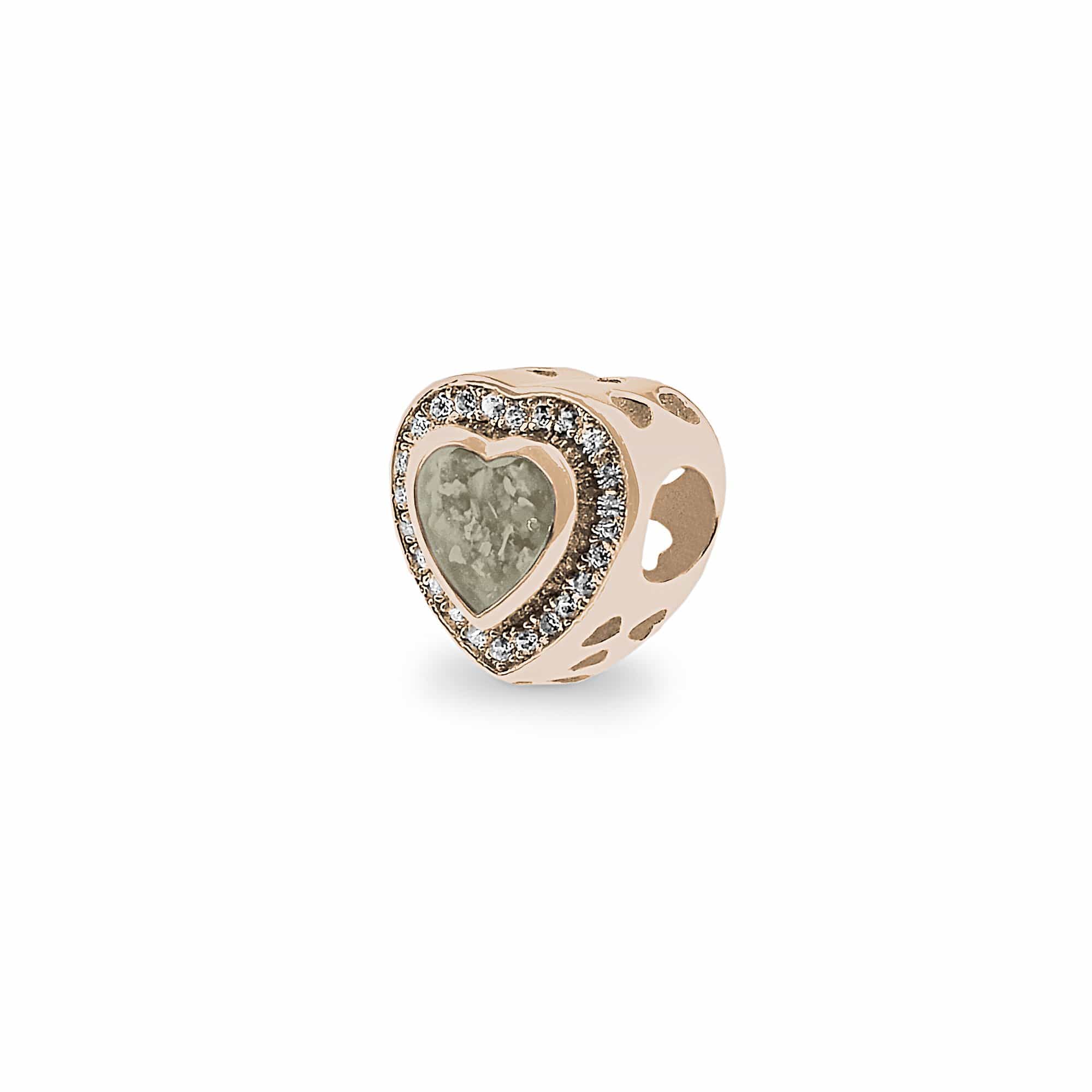 EverWith Comfort Memorial Ashes Charm Bead with Fine Crystals - EverWith Memorial Jewellery - Trade