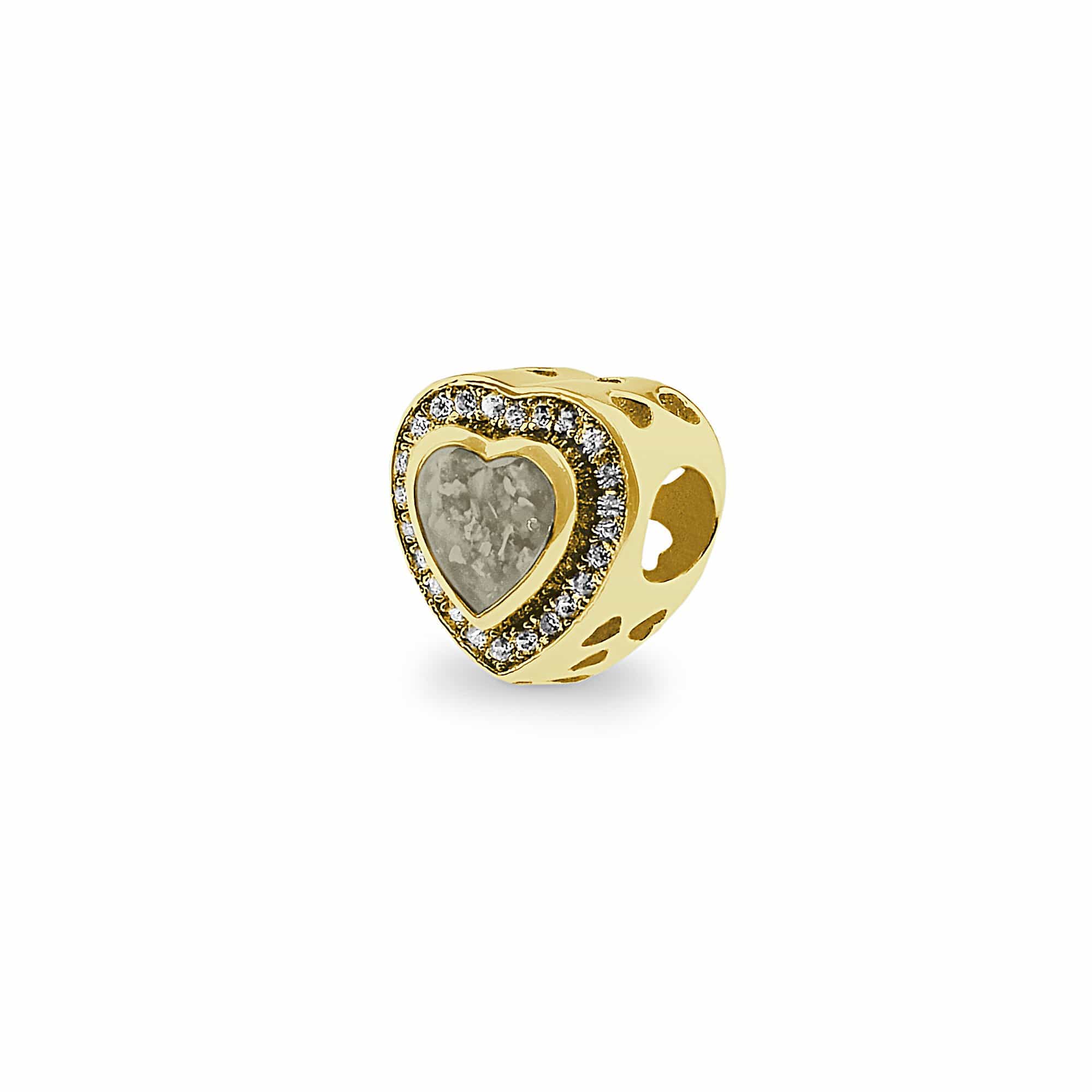 EverWith Comfort Memorial Ashes Charm Bead with Fine Crystals - EverWith Memorial Jewellery - Trade