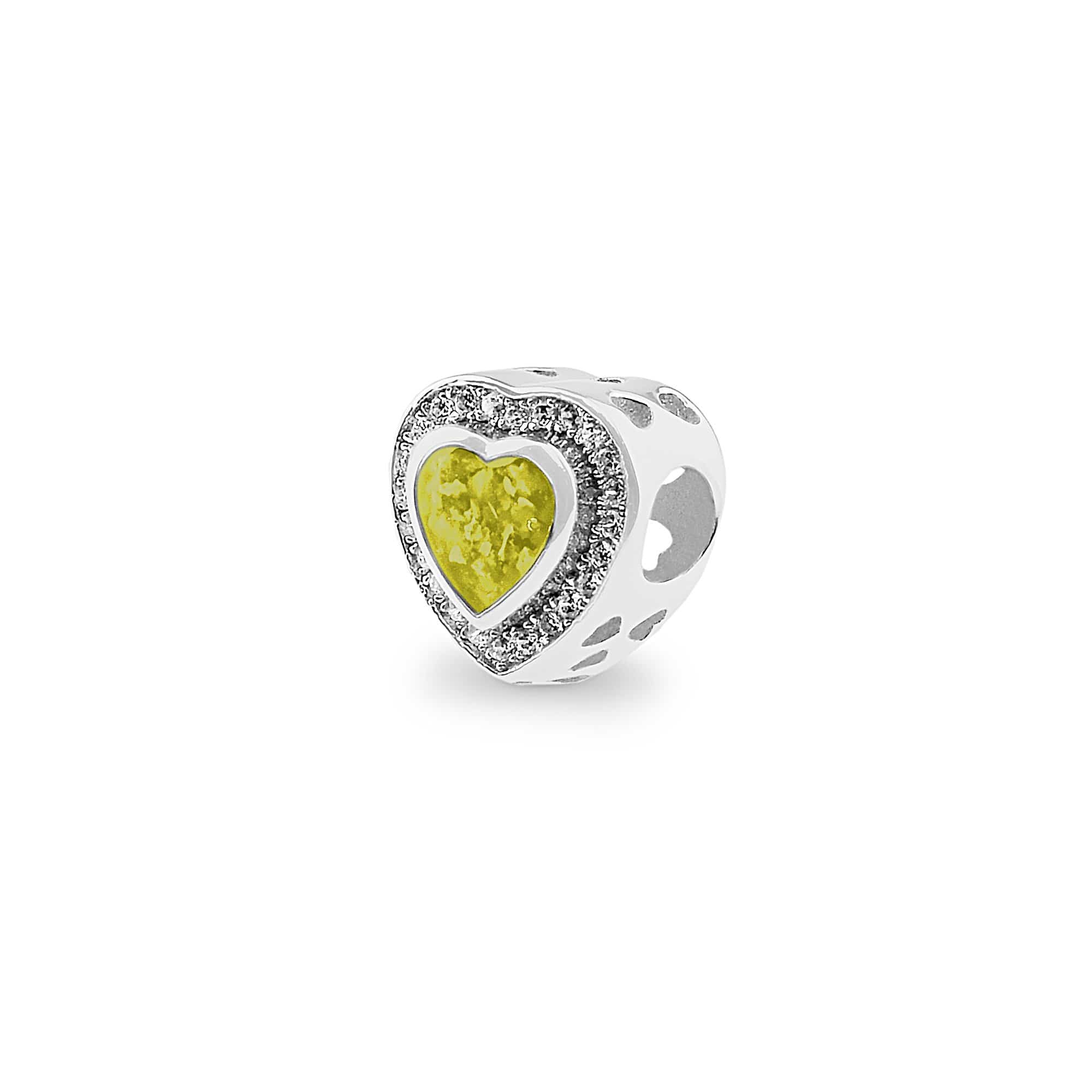 EverWith Comfort Memorial Ashes Charm Bead with Fine Crystals - EverWith Memorial Jewellery - Trade