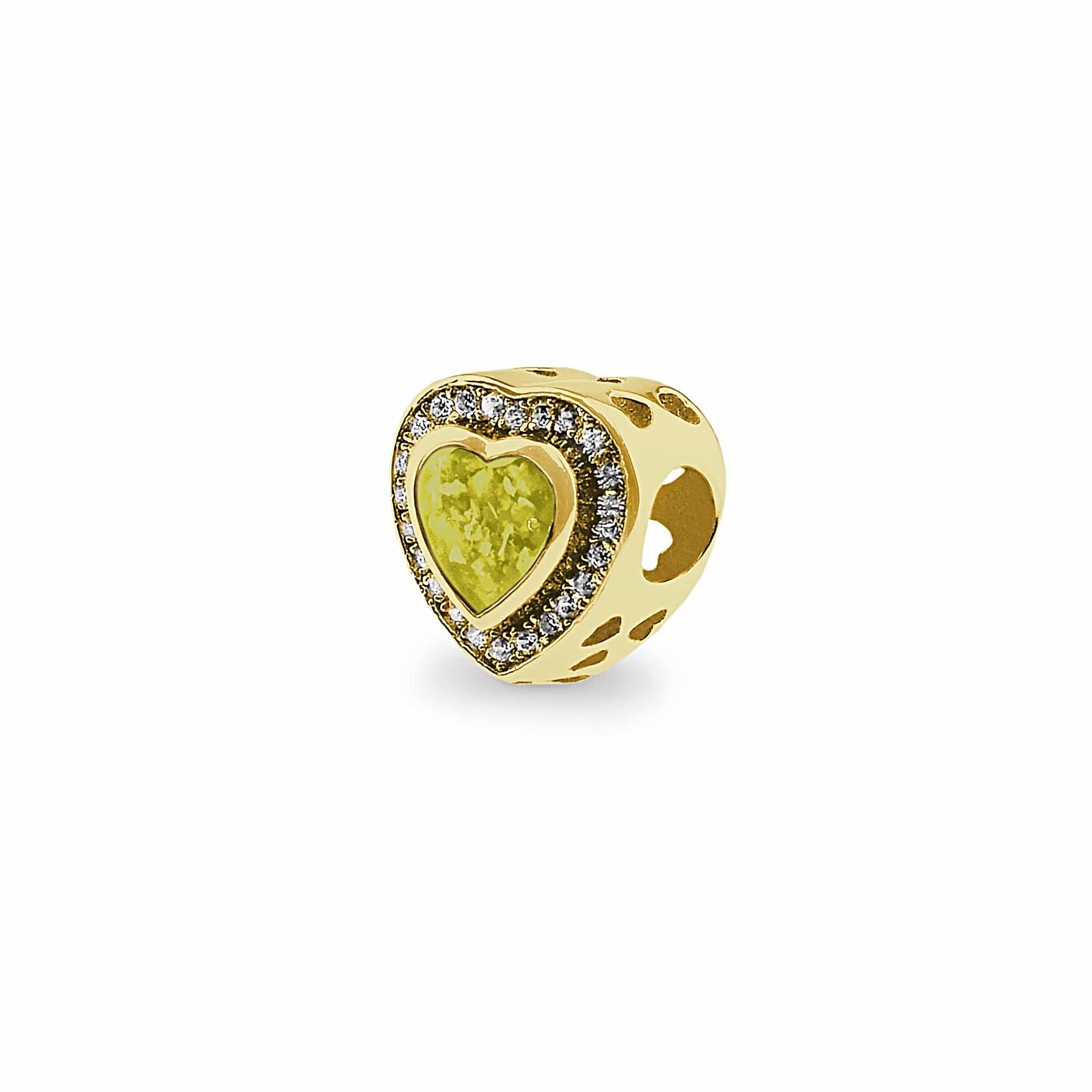 EverWith Comfort Memorial Ashes Charm Bead with Fine Crystals - EverWith Memorial Jewellery - Trade