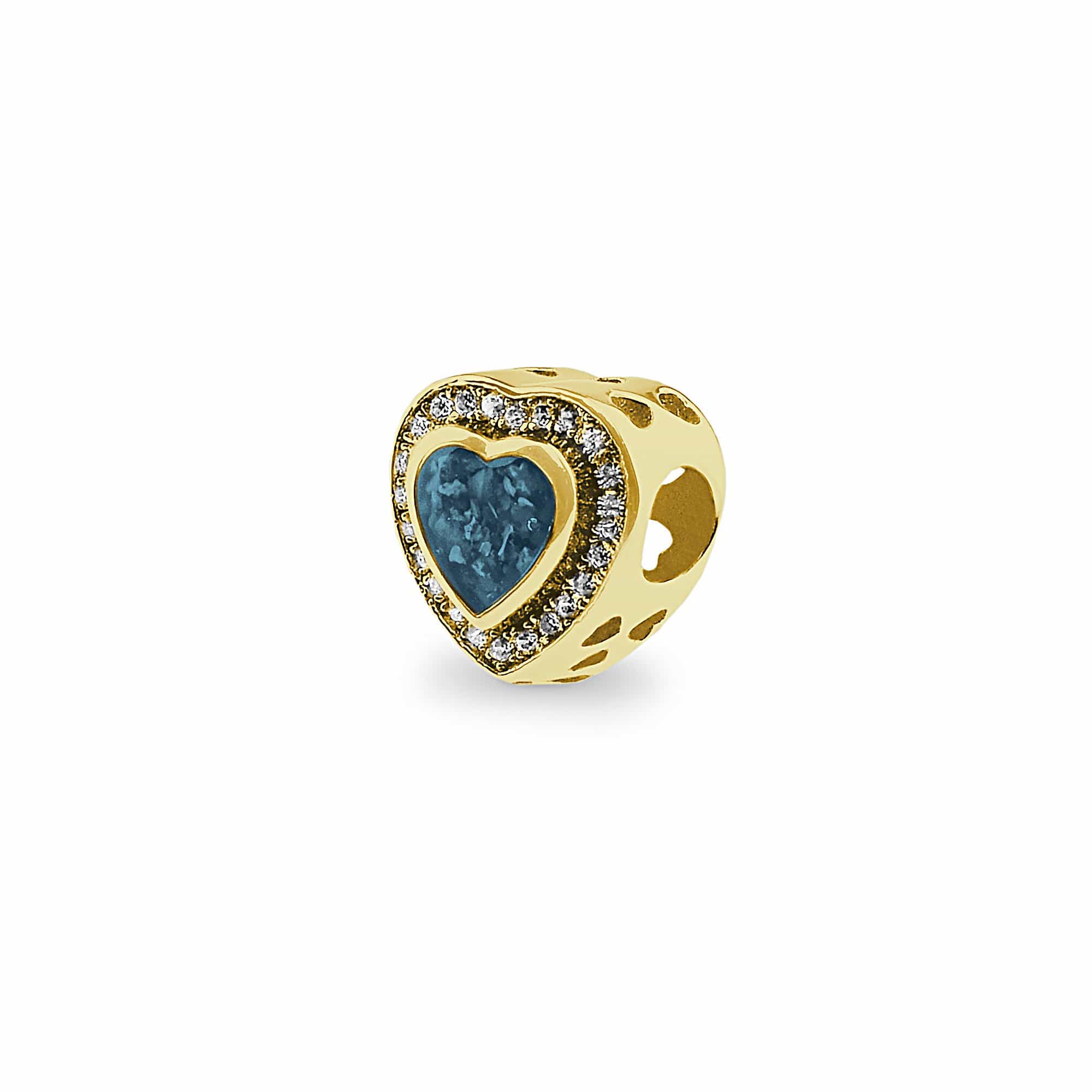 EverWith Comfort Memorial Ashes Charm Bead with Fine Crystals - EverWith Memorial Jewellery - Trade