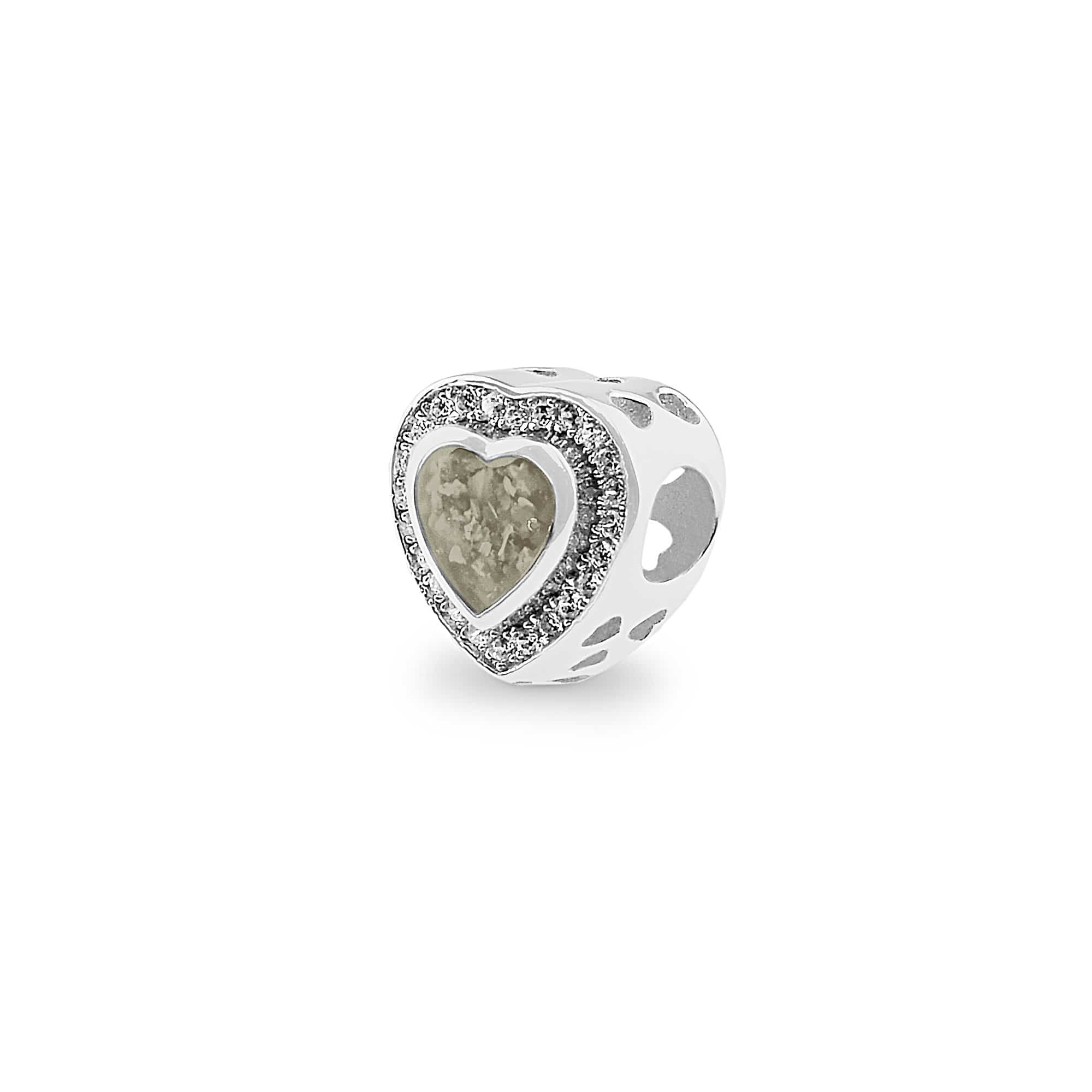 EverWith Comfort Memorial Ashes Charm Bead with Fine Crystals - EverWith Memorial Jewellery - Trade