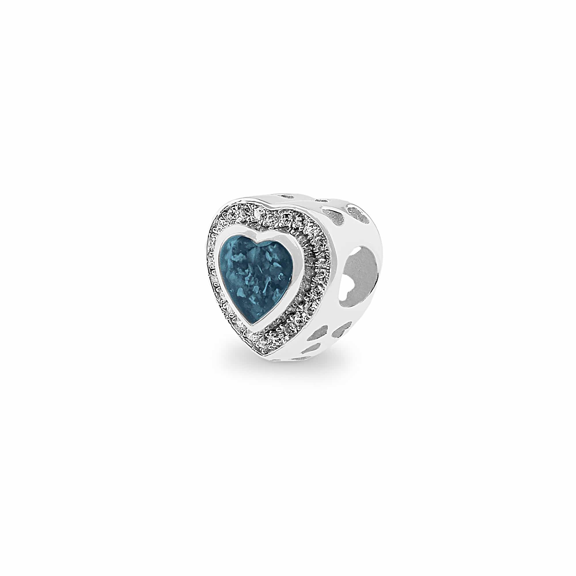 EverWith Comfort Memorial Ashes Charm Bead with Fine Crystals - EverWith Memorial Jewellery - Trade