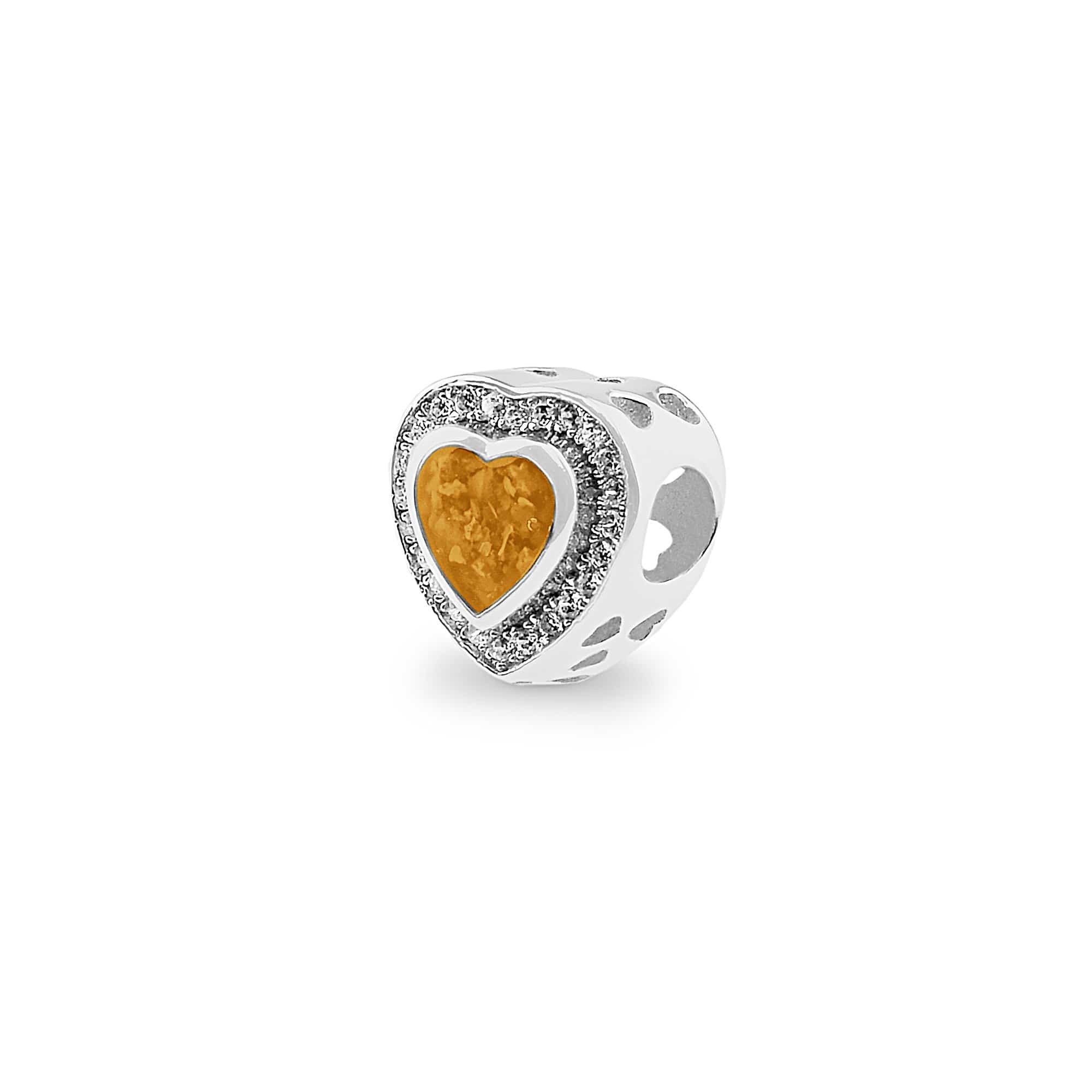 EverWith Comfort Memorial Ashes Charm Bead with Fine Crystals - EverWith Memorial Jewellery - Trade