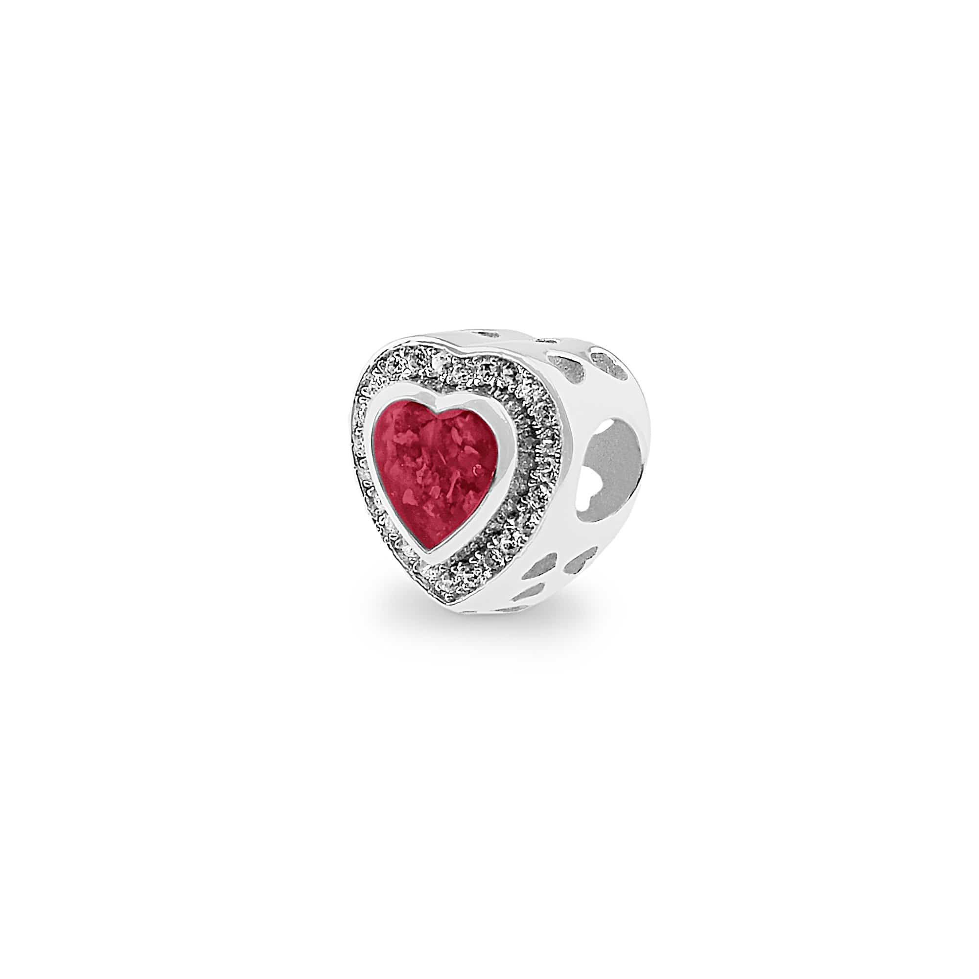 EverWith Comfort Memorial Ashes Charm Bead with Fine Crystals - EverWith Memorial Jewellery - Trade