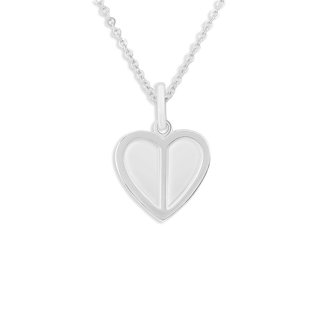 EverWith Engraved Half Heart Handprint or Footprint Memorial Pendant - EverWith Memorial Jewellery - Trade
