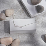 EverWith Engraved Horizontal Bar Standard Engraving Memorial Necklace - EverWith Memorial Jewellery - Trade