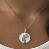 EverWith Engraved Moons Photo Engraving Memorial Pendants with Fine Crystal - EverWith Memorial Jewellery - Trade