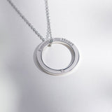 EverWith Engraved Ring Standard Engraving Pendant with Fine Crystal - EverWith Memorial Jewellery - Trade