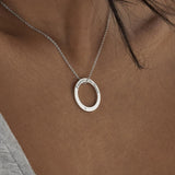 EverWith Engraved Ring Standard Engraving Pendant with Fine Crystal - EverWith Memorial Jewellery - Trade