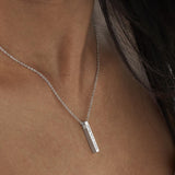 EverWith Engraved Short Bar Standard Engraving Memorial Pendant - EverWith Memorial Jewellery - Trade