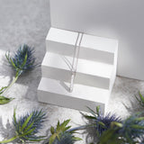 EverWith Engraved Short Bar Standard Engraving Memorial Pendant With Fine Crystal - EverWith Memorial Jewellery - Trade