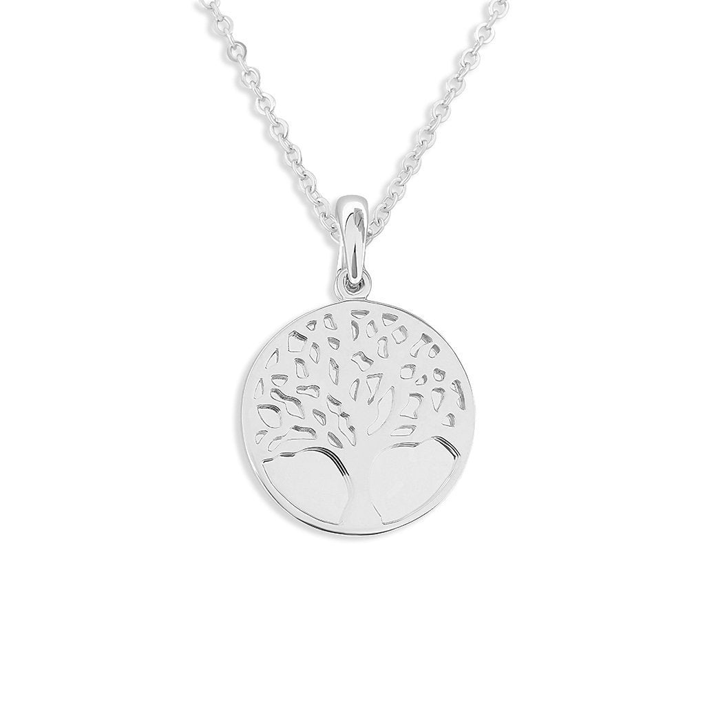 EverWith Engraved Tree of Life Discreet Messaging Memorial Fingerprint Pendant - EverWith Memorial Jewellery - Trade