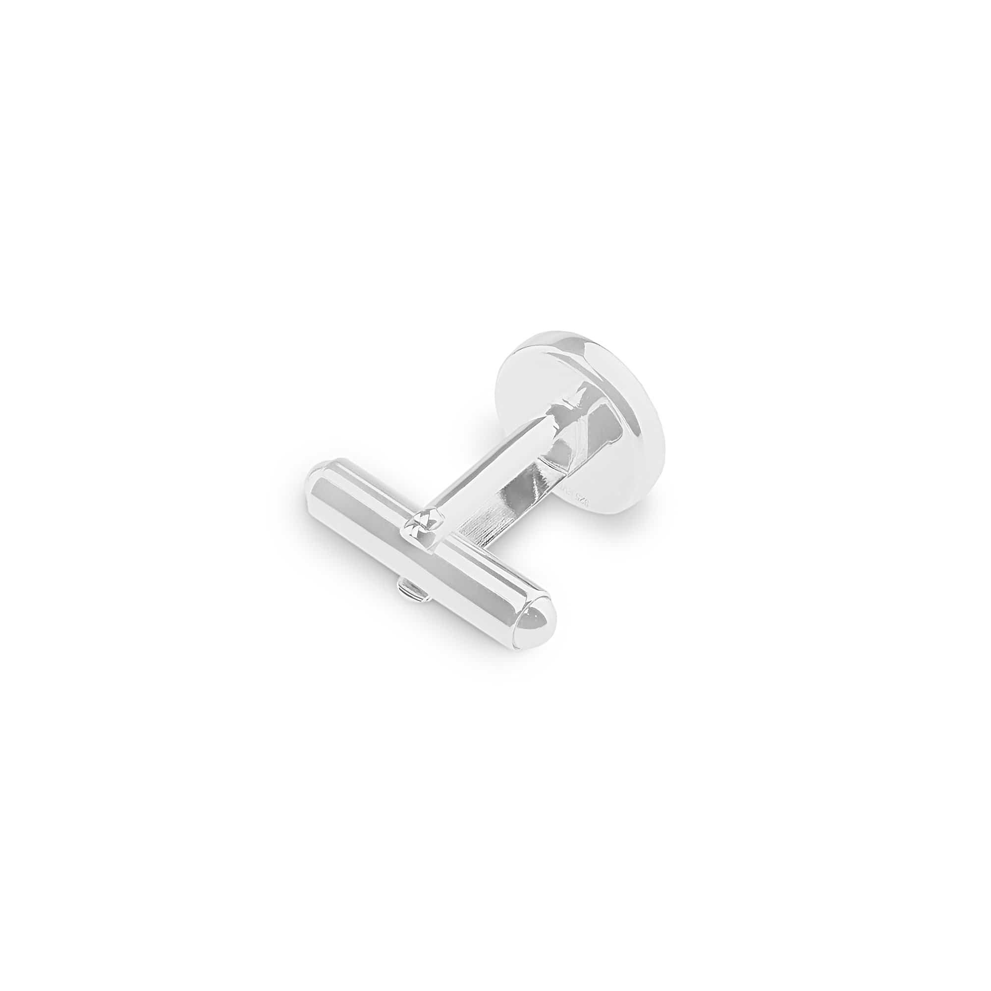 EverWith Gents Classic Round Memorial Ashes Cufflinks - EverWith Memorial Jewellery - Trade