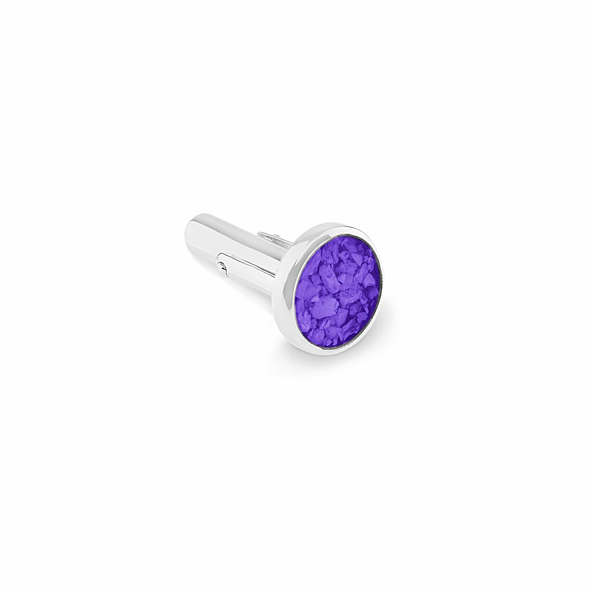 EverWith Gents Classic Round Memorial Ashes Cufflinks - EverWith Memorial Jewellery - Trade