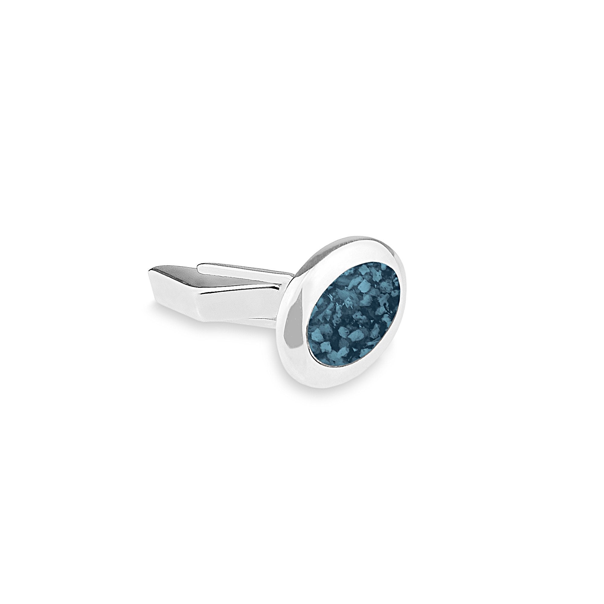 EverWith Gents Oval Memorial Ashes Cufflinks - EverWith Memorial Jewellery - Trade