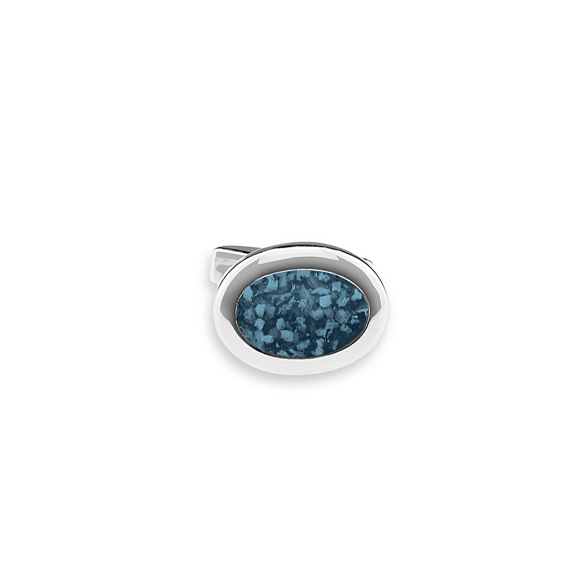 EverWith Gents Oval Memorial Ashes Cufflinks - EverWith Memorial Jewellery - Trade