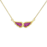 EverWith Ladies Angel Wings Memorial Ashes Necklace - EverWith Memorial Jewellery - Trade