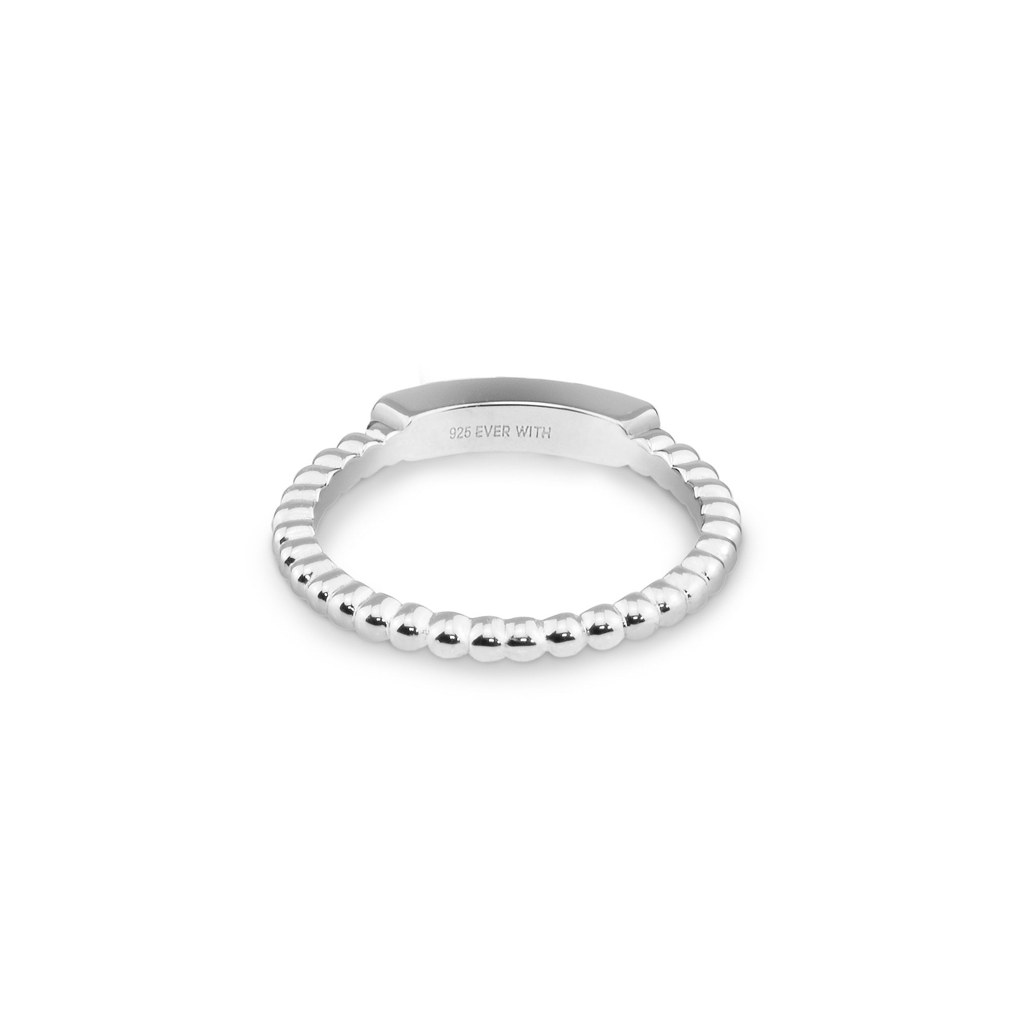 EverWith Ladies Channel Bubble Band Memorial Ashes Ring - EverWith Memorial Jewellery - Trade
