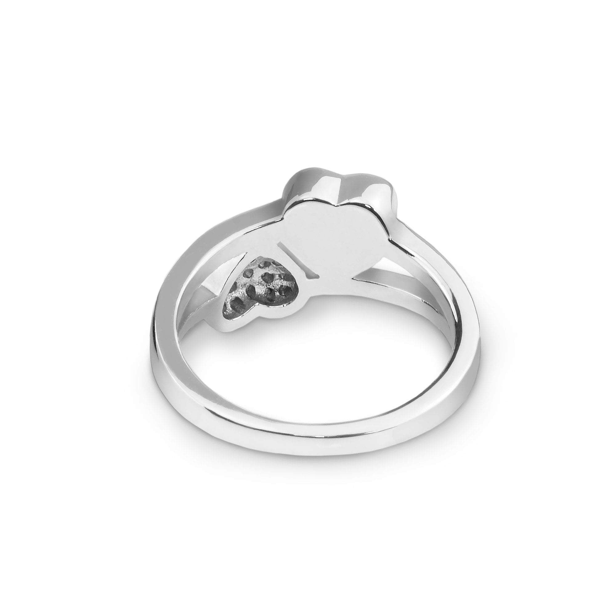 EverWith Ladies Cherish Memorial Ashes Ring with Fine Crystals - EverWith Memorial Jewellery - Trade
