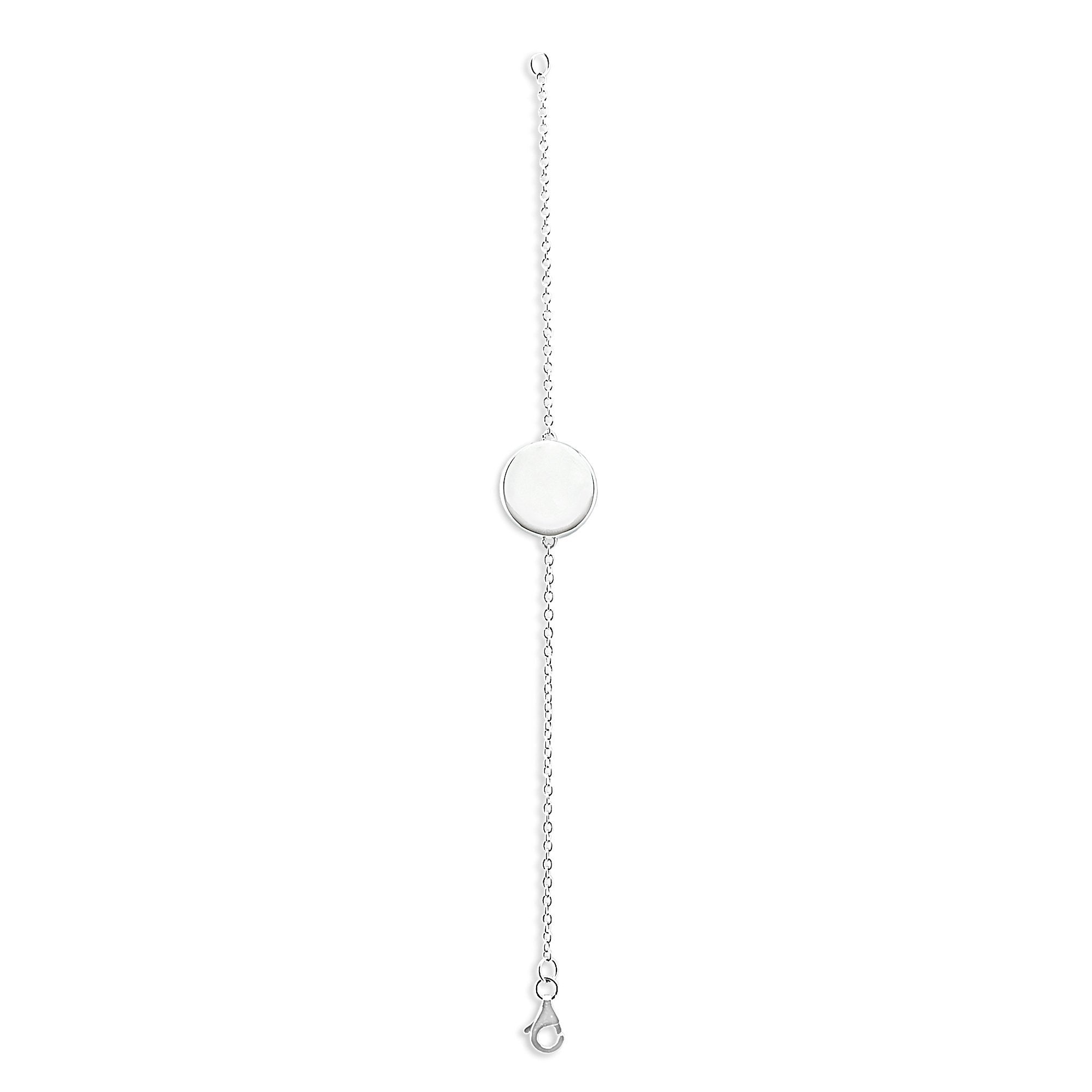 EverWith Ladies Classic Round Memorial Ashes Bracelet - EverWith Memorial Jewellery - Trade