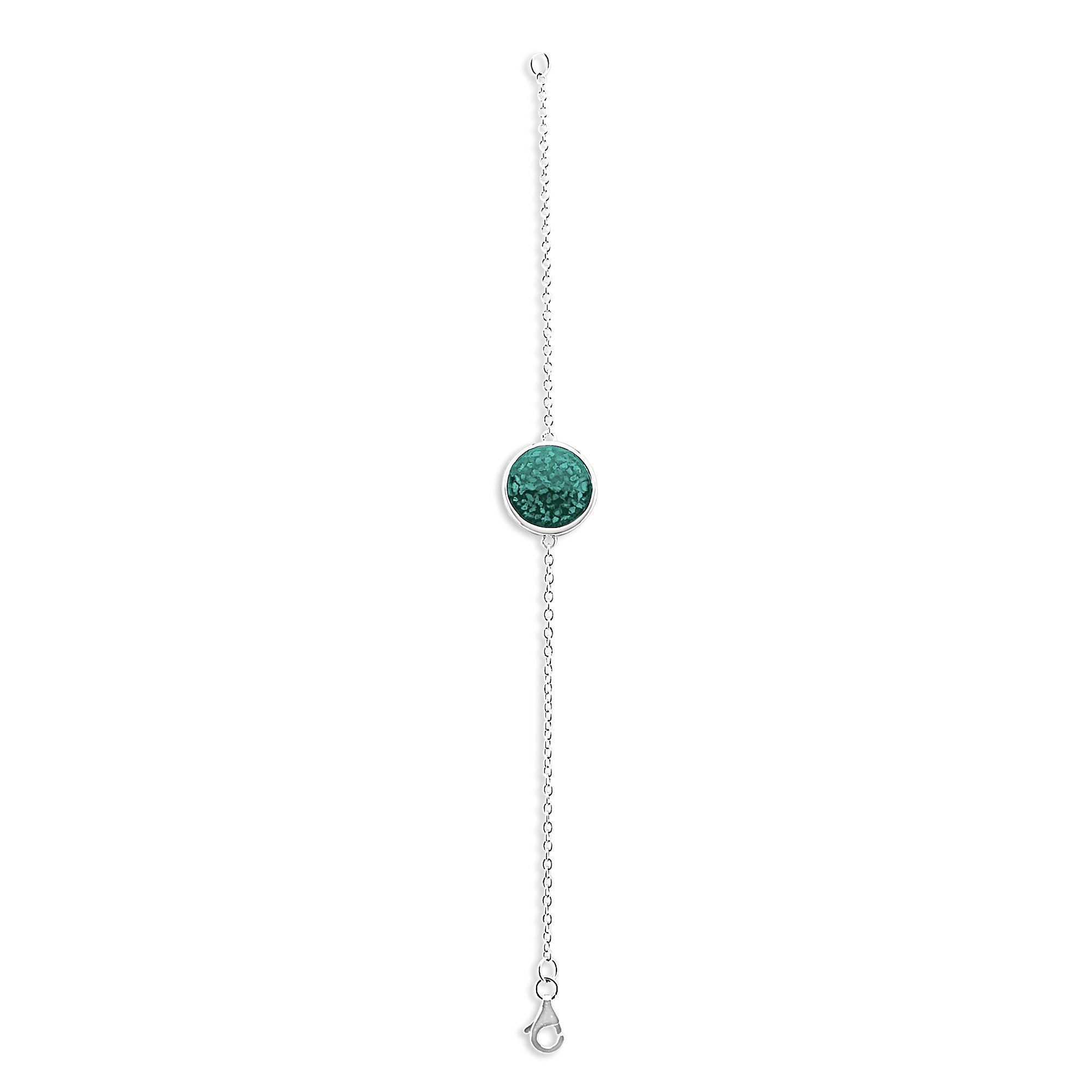 EverWith Ladies Classic Round Memorial Ashes Bracelet - EverWith Memorial Jewellery - Trade