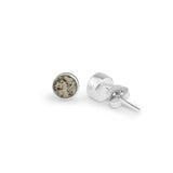 EverWith Ladies Classic Round Memorial Ashes Earrings - EverWith Memorial Jewellery - Trade