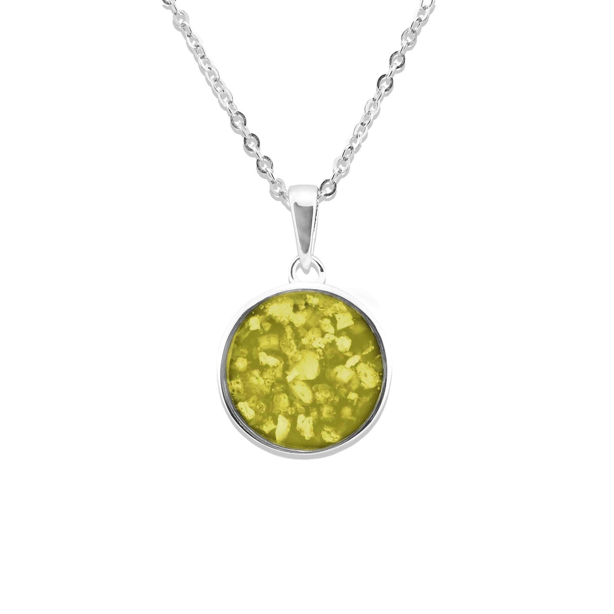 EverWith Ladies Classic Round Memorial Ashes Pendant - EverWith Memorial Jewellery - Trade