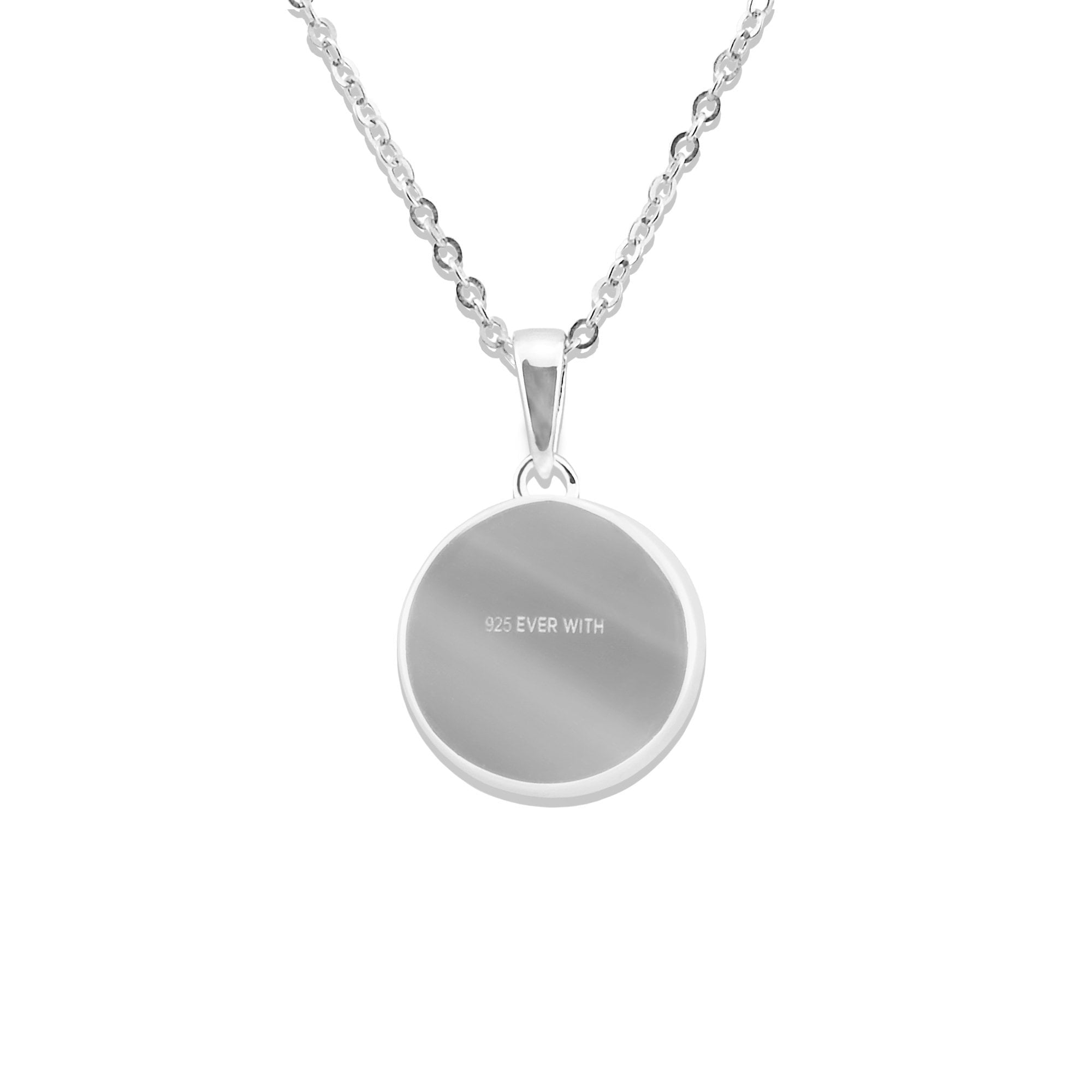EverWith Ladies Classic Round Memorial Ashes Pendant - EverWith Memorial Jewellery - Trade