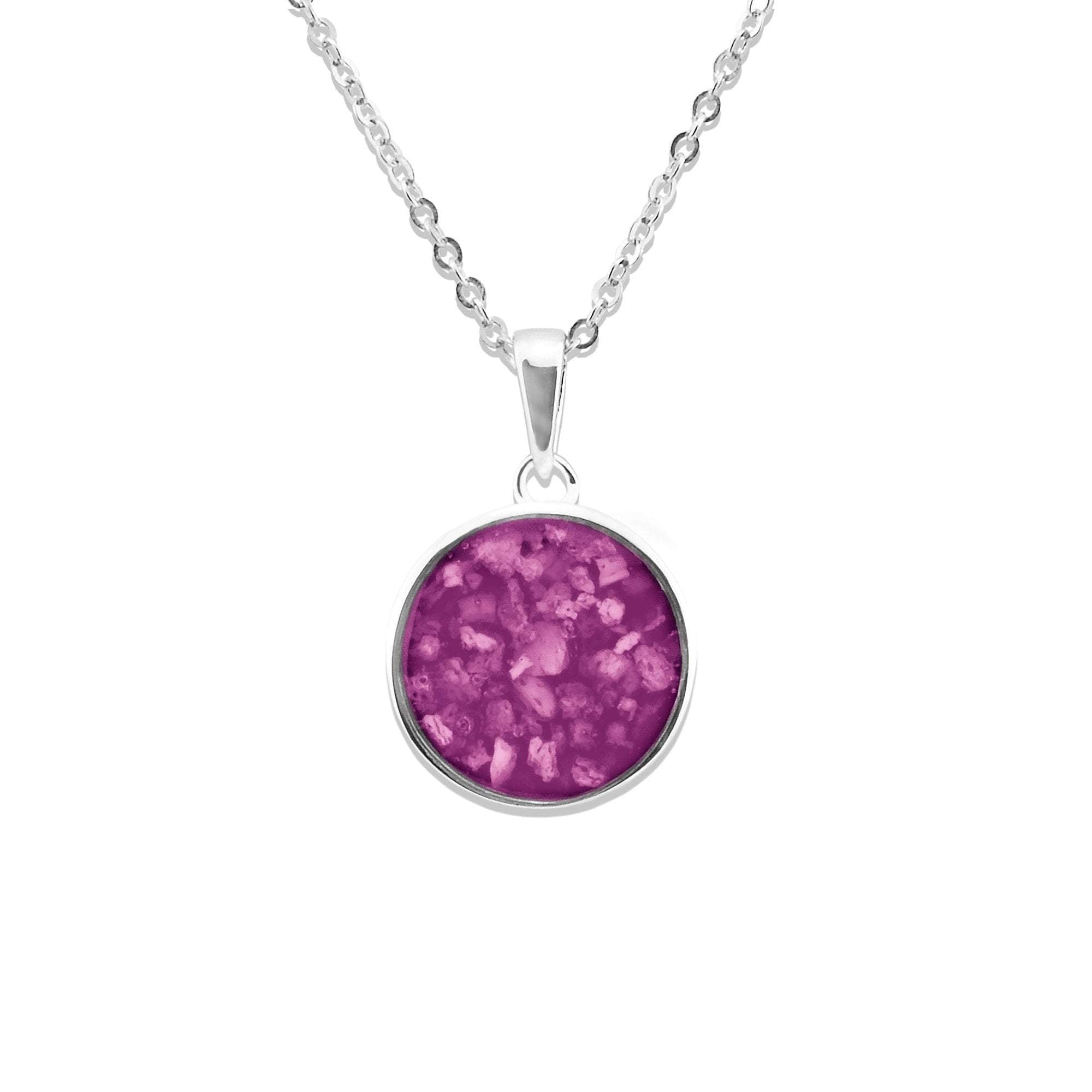 EverWith Ladies Classic Round Memorial Ashes Pendant - EverWith Memorial Jewellery - Trade