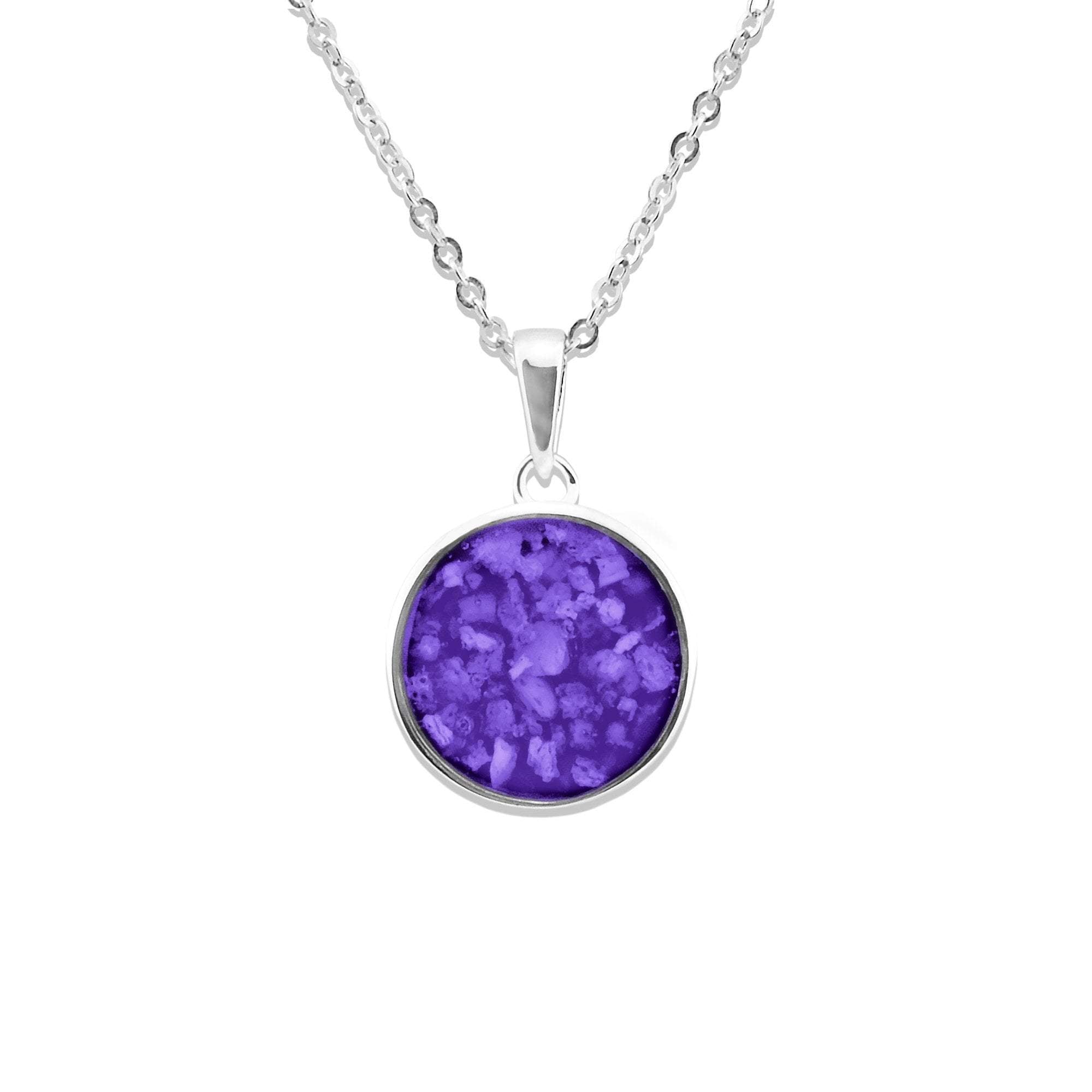 EverWith Ladies Classic Round Memorial Ashes Pendant - EverWith Memorial Jewellery - Trade