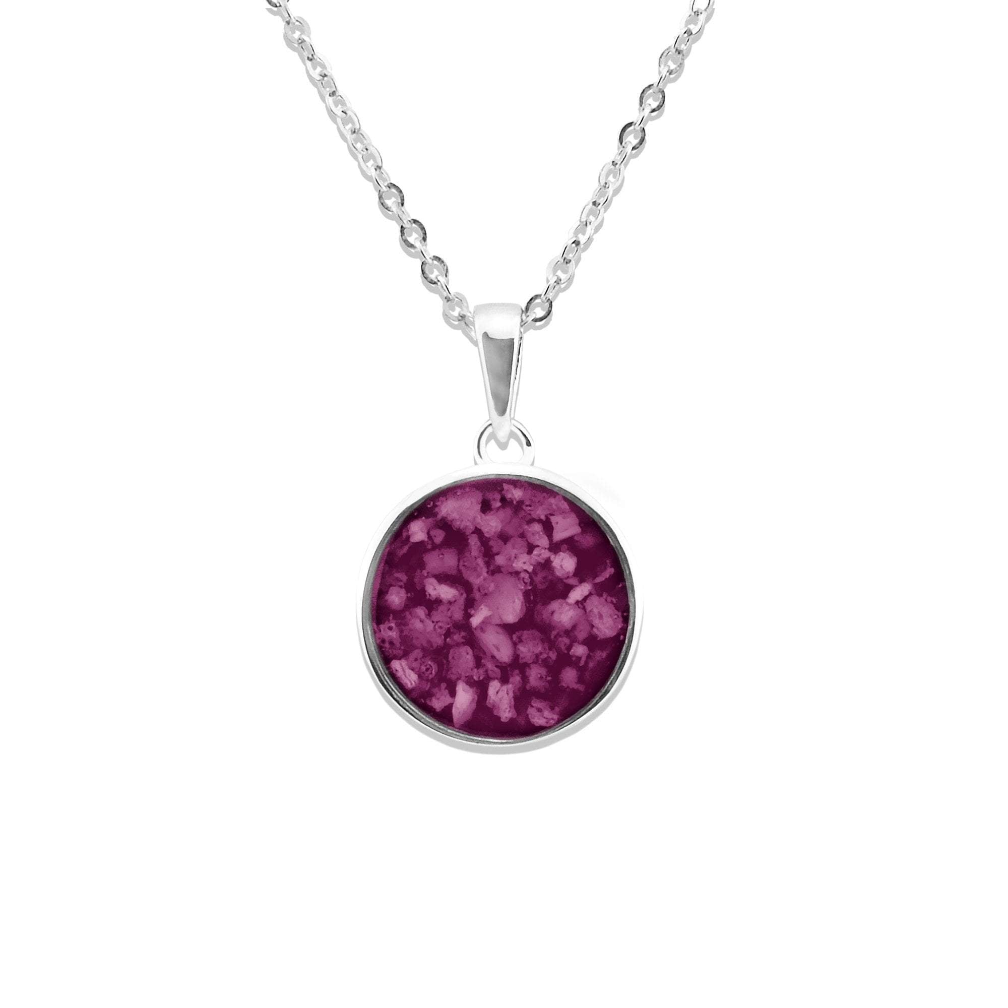 EverWith Ladies Classic Round Memorial Ashes Pendant - EverWith Memorial Jewellery - Trade