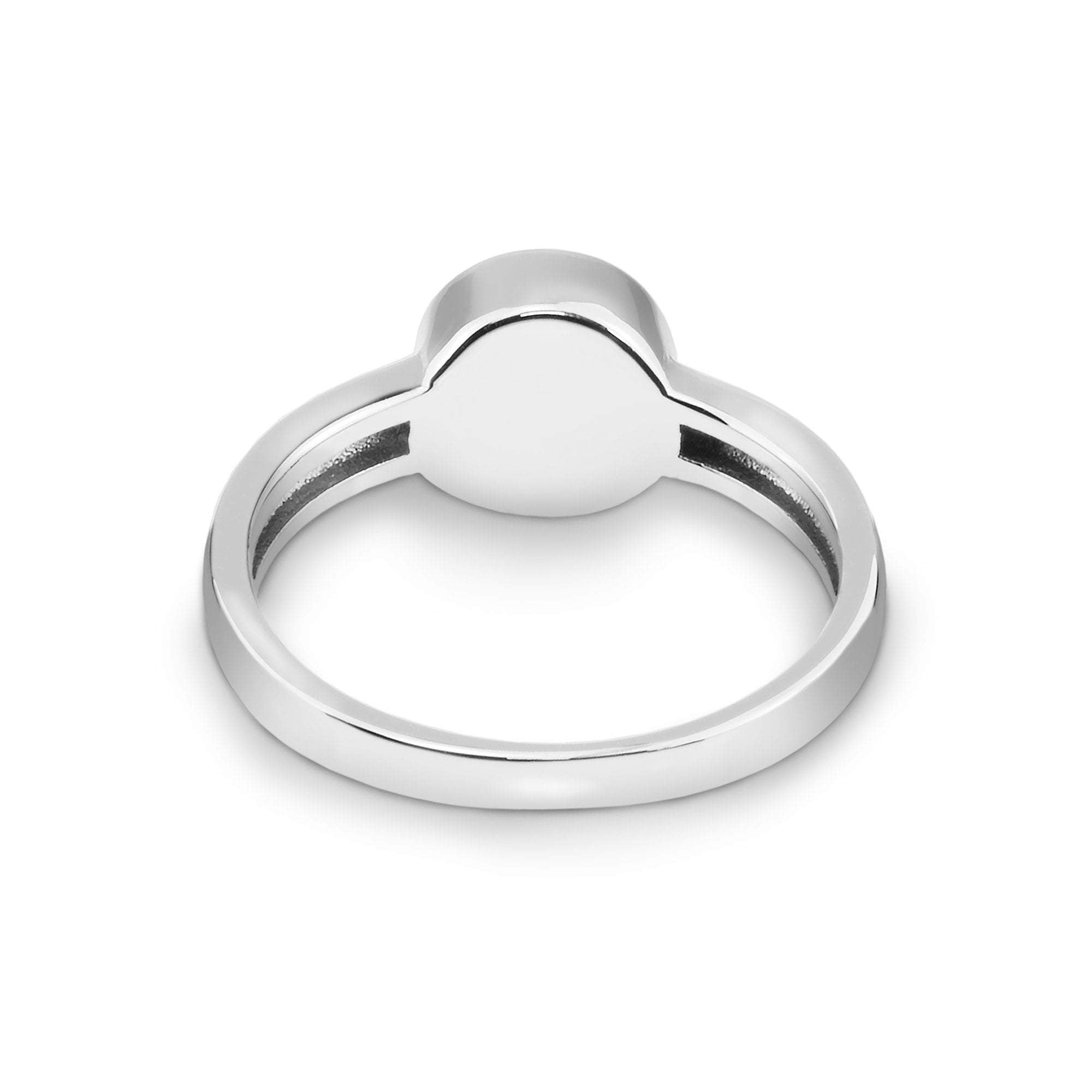 EverWith Ladies Classic Round Memorial Ashes Ring - EverWith Memorial Jewellery - Trade
