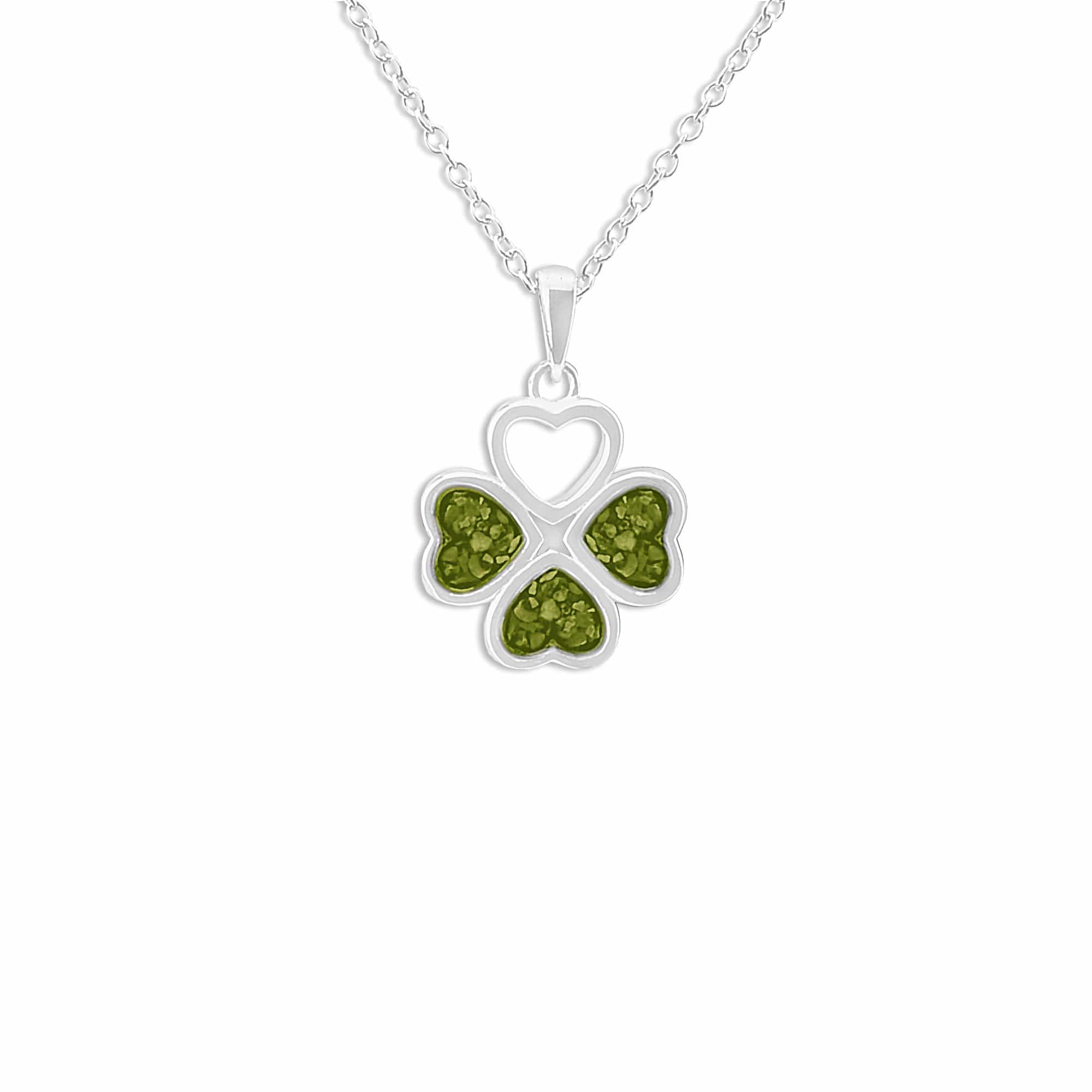 EverWith Ladies Clover Memorial Ashes Pendant - EverWith Memorial Jewellery - Trade