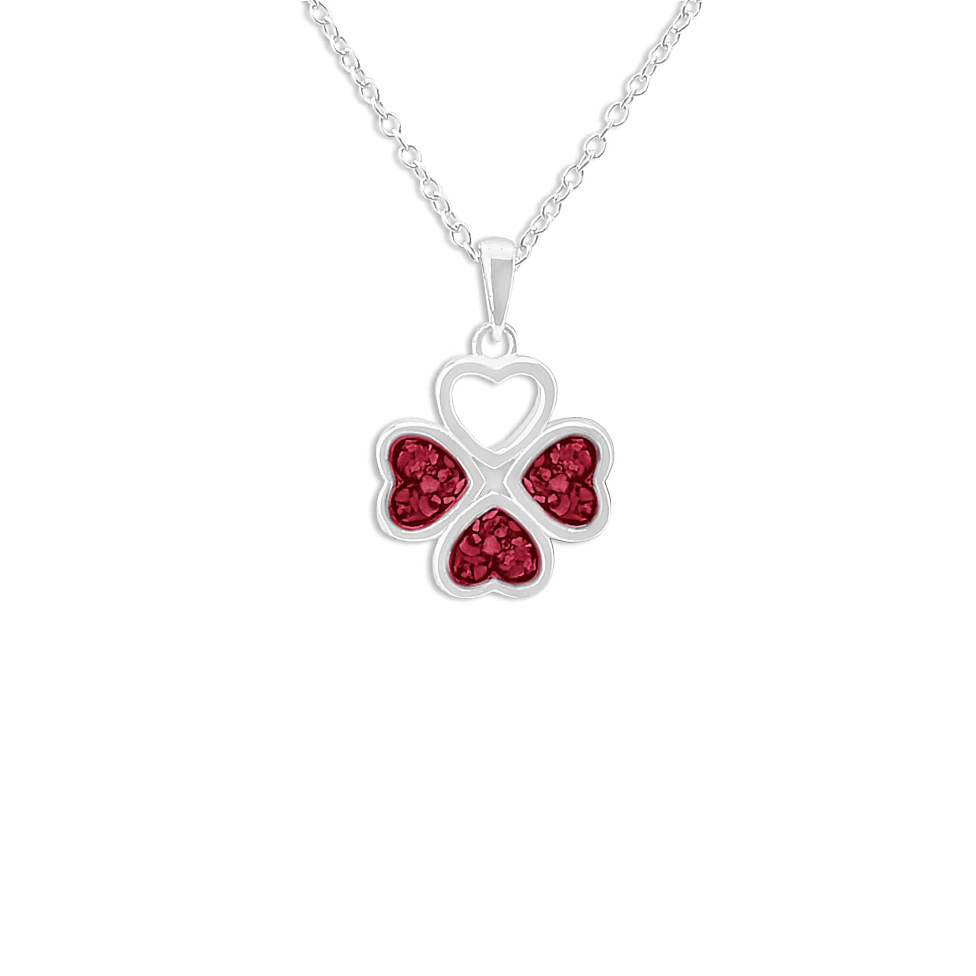 EverWith Ladies Clover Memorial Ashes Pendant - EverWith Memorial Jewellery - Trade