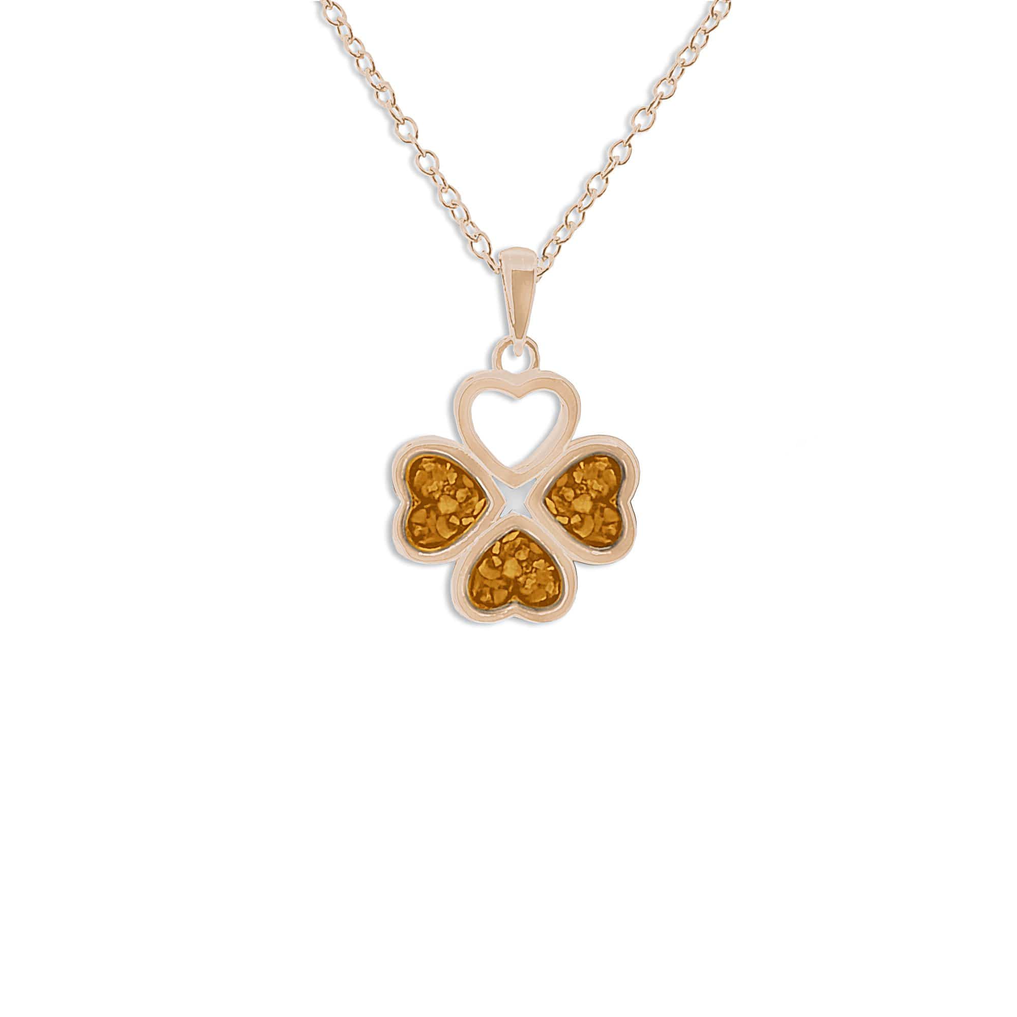 EverWith Ladies Clover Memorial Ashes Pendant - EverWith Memorial Jewellery - Trade