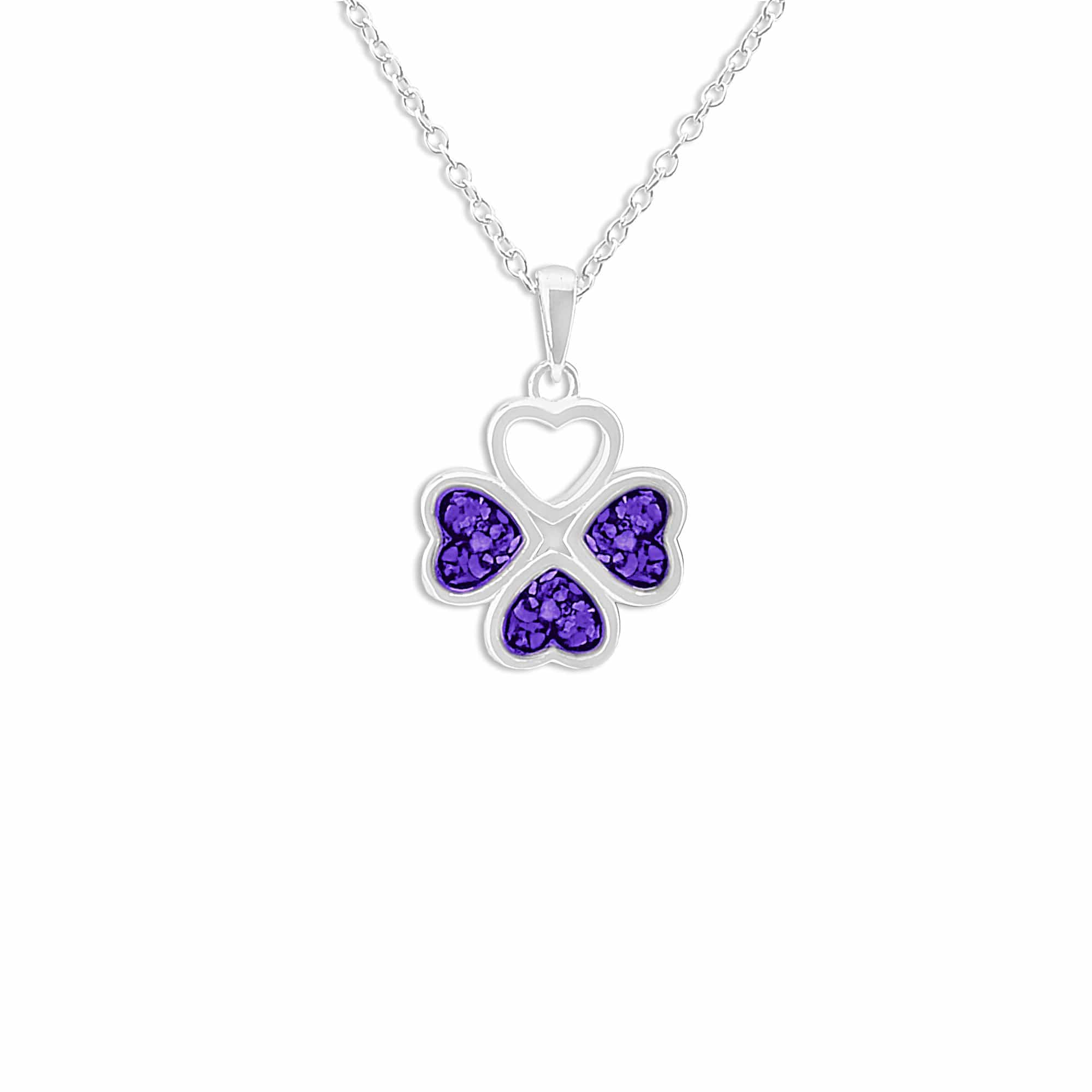 EverWith Ladies Clover Memorial Ashes Pendant - EverWith Memorial Jewellery - Trade