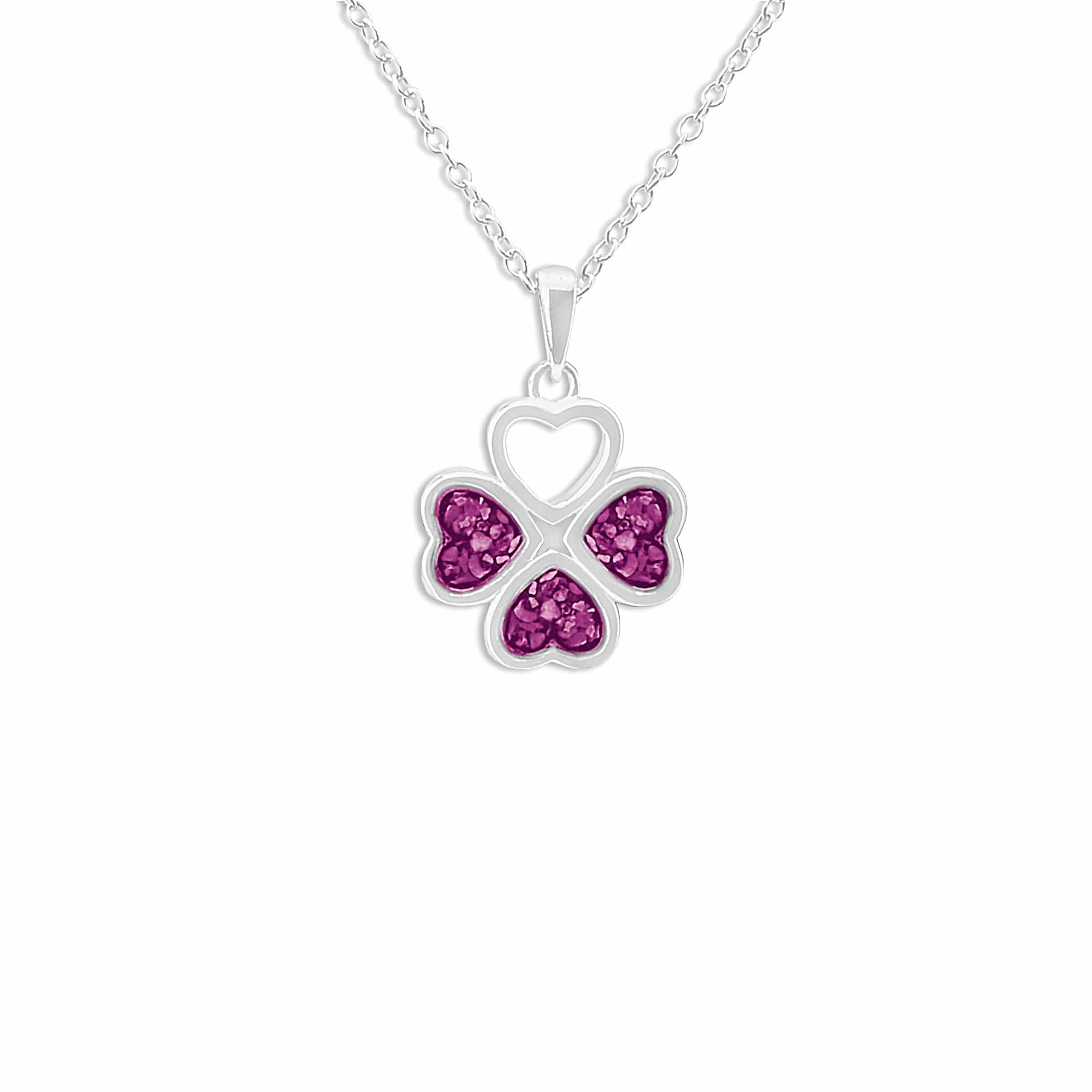 EverWith Ladies Clover Memorial Ashes Pendant - EverWith Memorial Jewellery - Trade