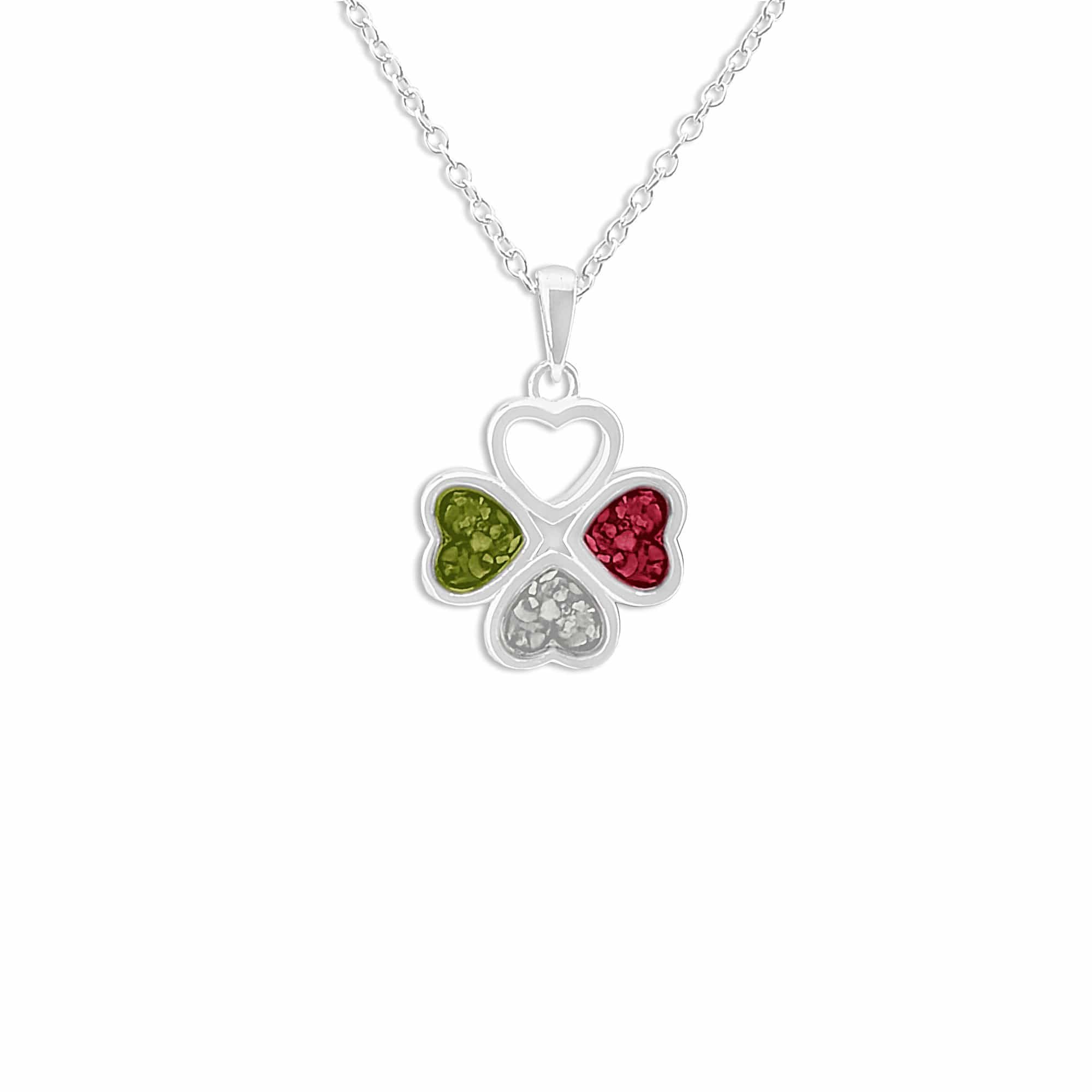 EverWith Ladies Clover Memorial Ashes Pendant - EverWith Memorial Jewellery - Trade