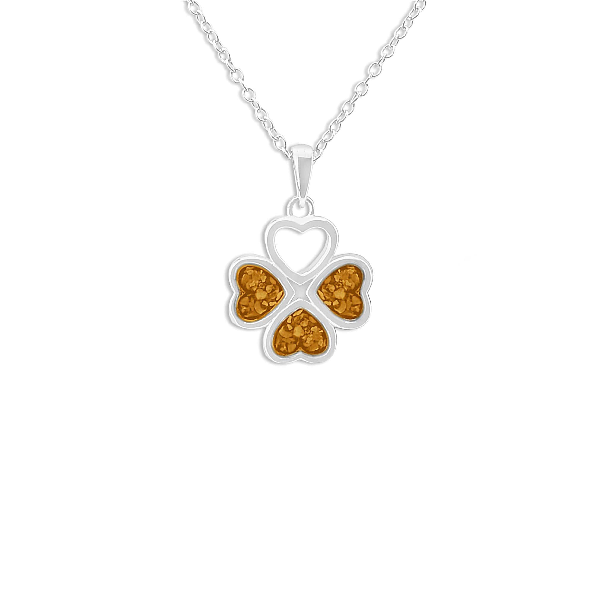EverWith Ladies Clover Memorial Ashes Pendant - EverWith Memorial Jewellery - Trade